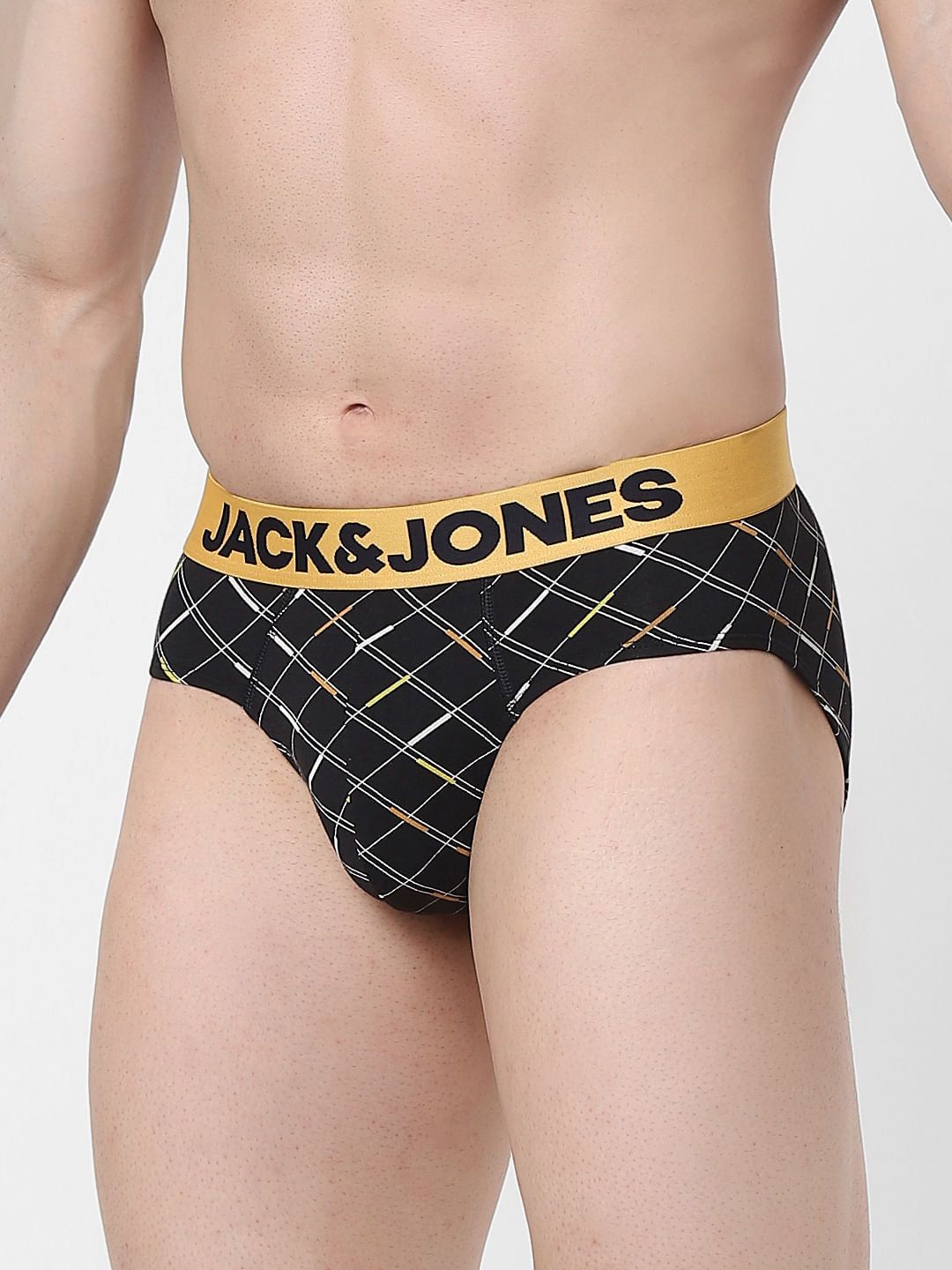 Black Printed Briefs