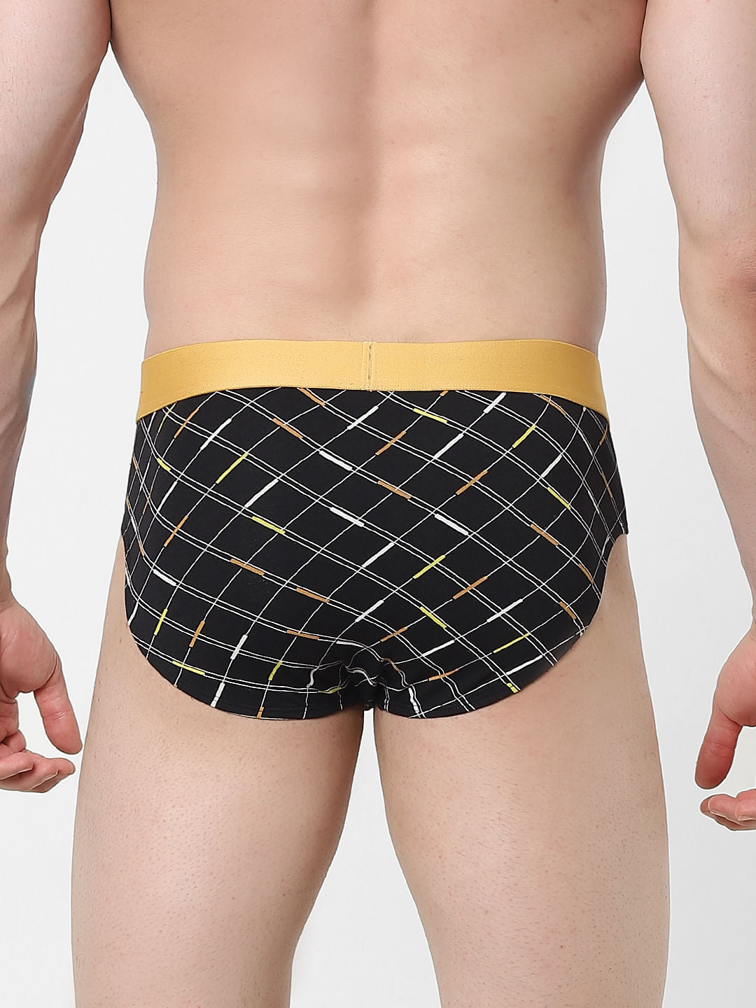 Black Printed Briefs