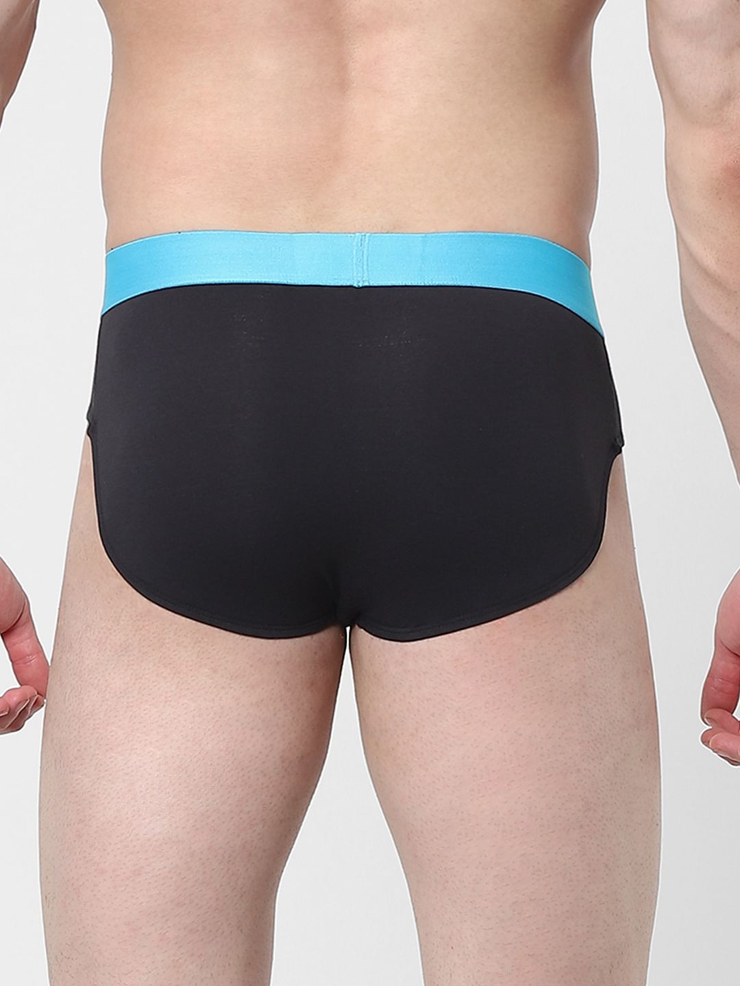 Pack of 2 Black & Navy Blue Briefs