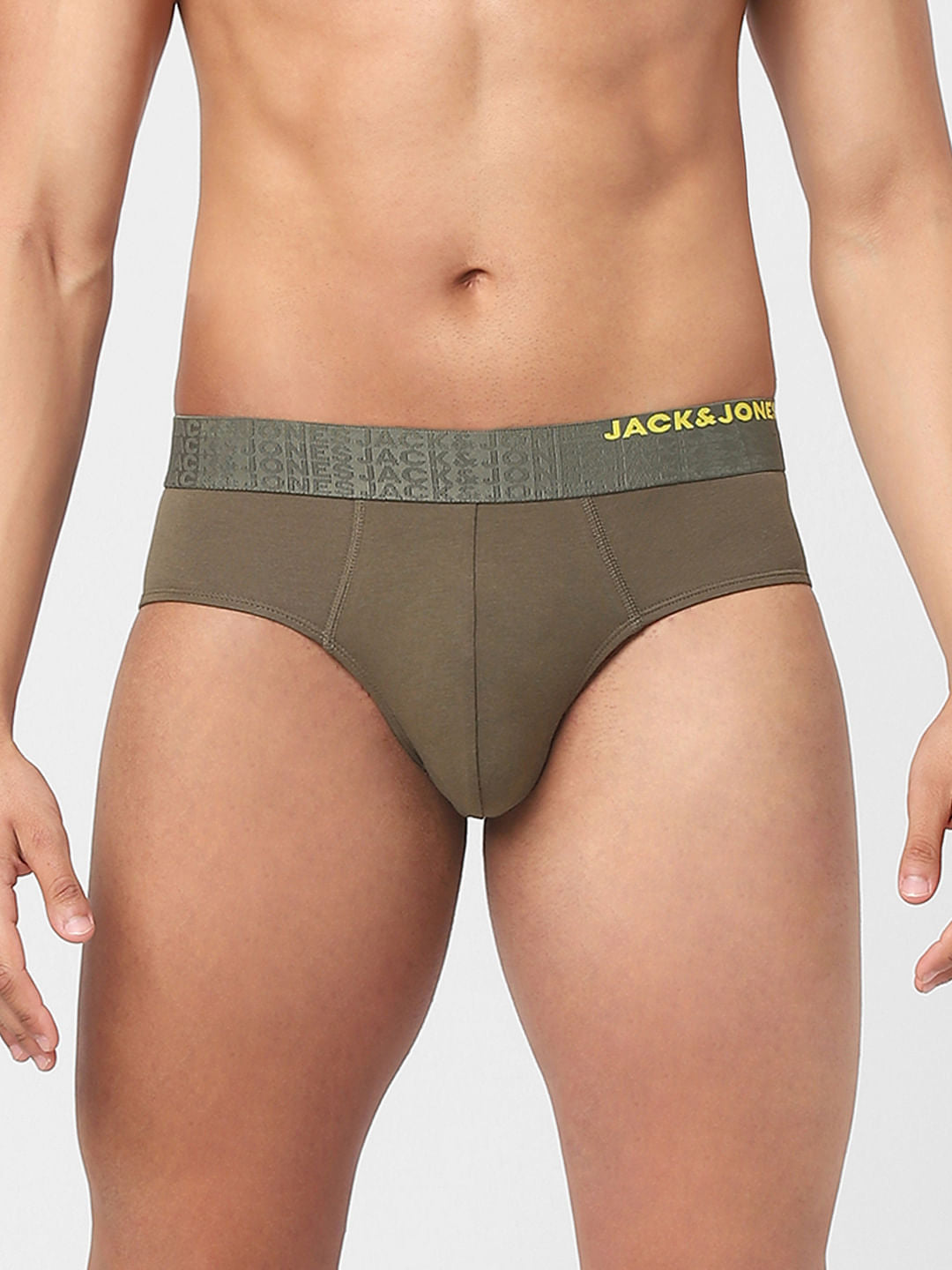 Pack Of 2 Green & Maroon Briefs