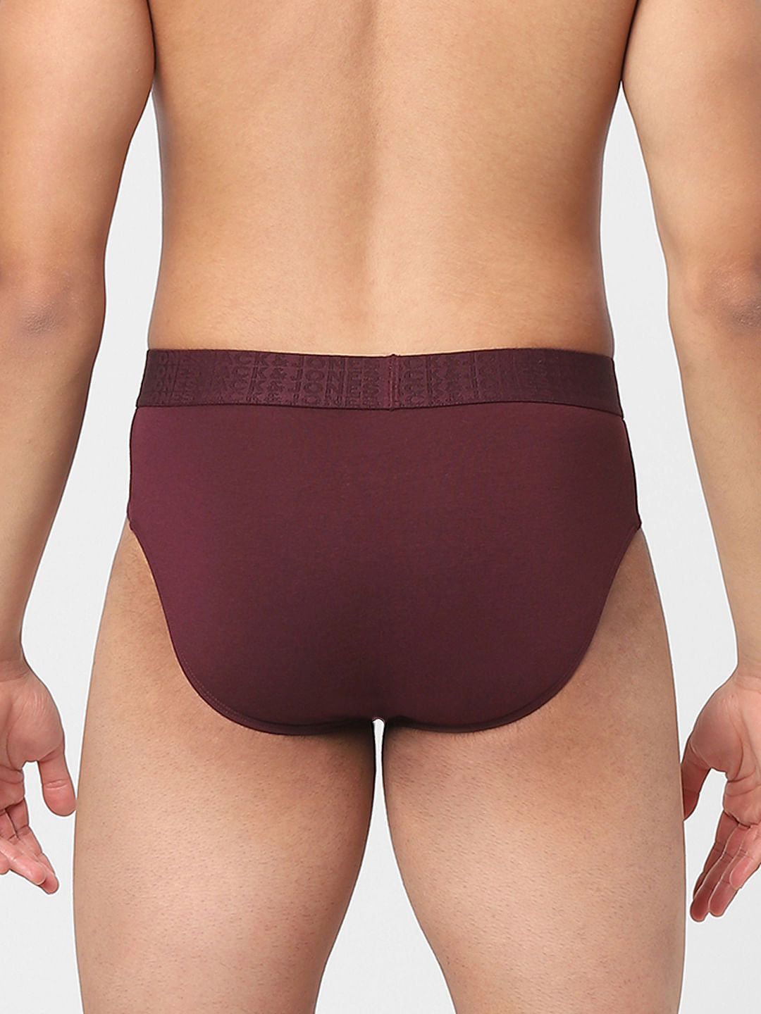 Pack Of 2 Green & Maroon Briefs