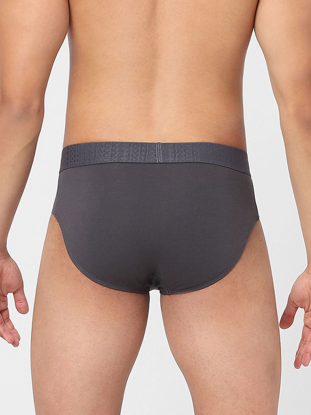 Pack Of 2 Grey & Maroon Briefs