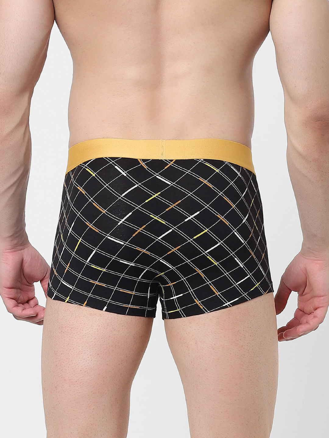 Black Check Trunks