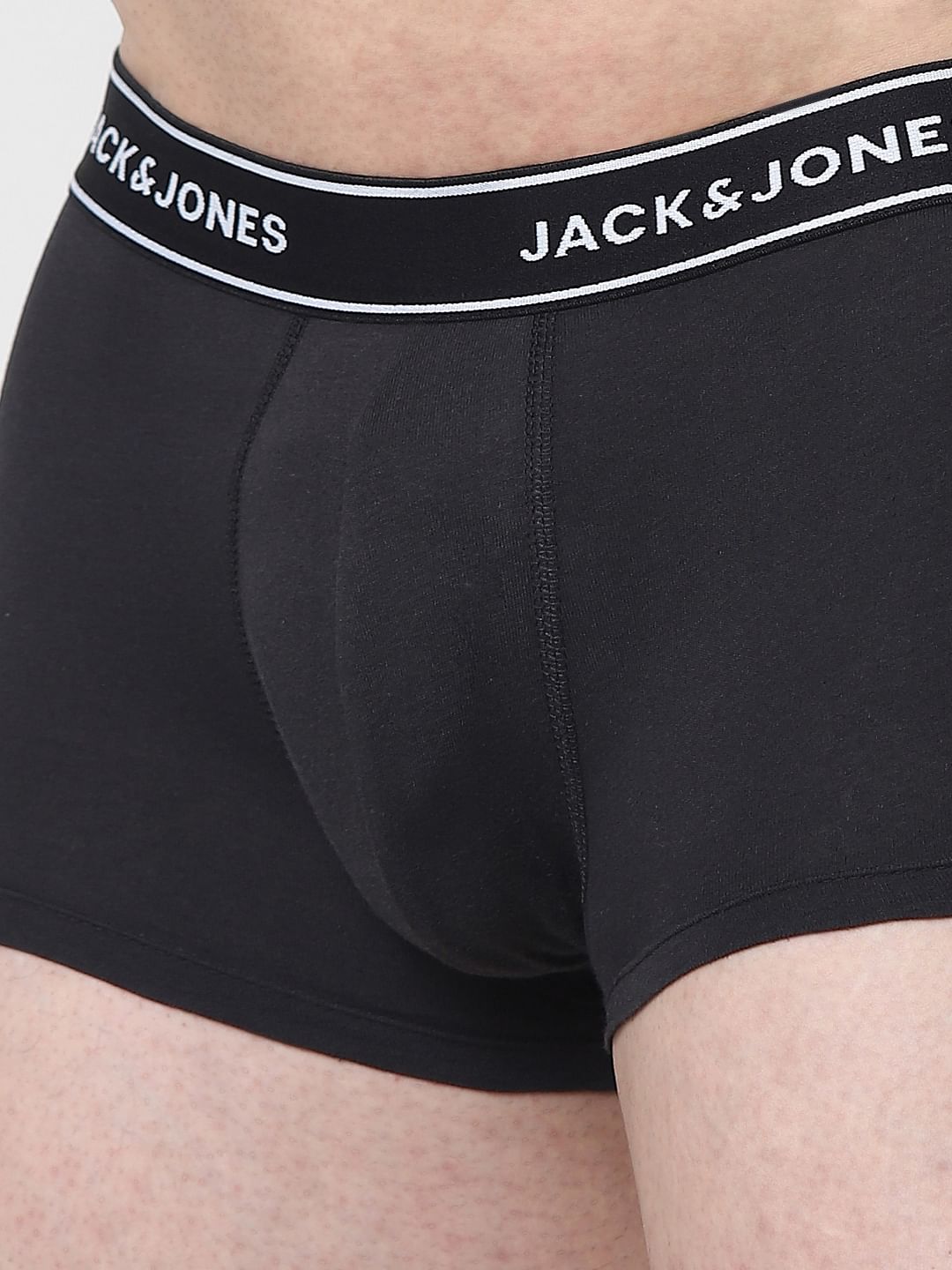 Black & Navy Blue Trunks - Pack of 2