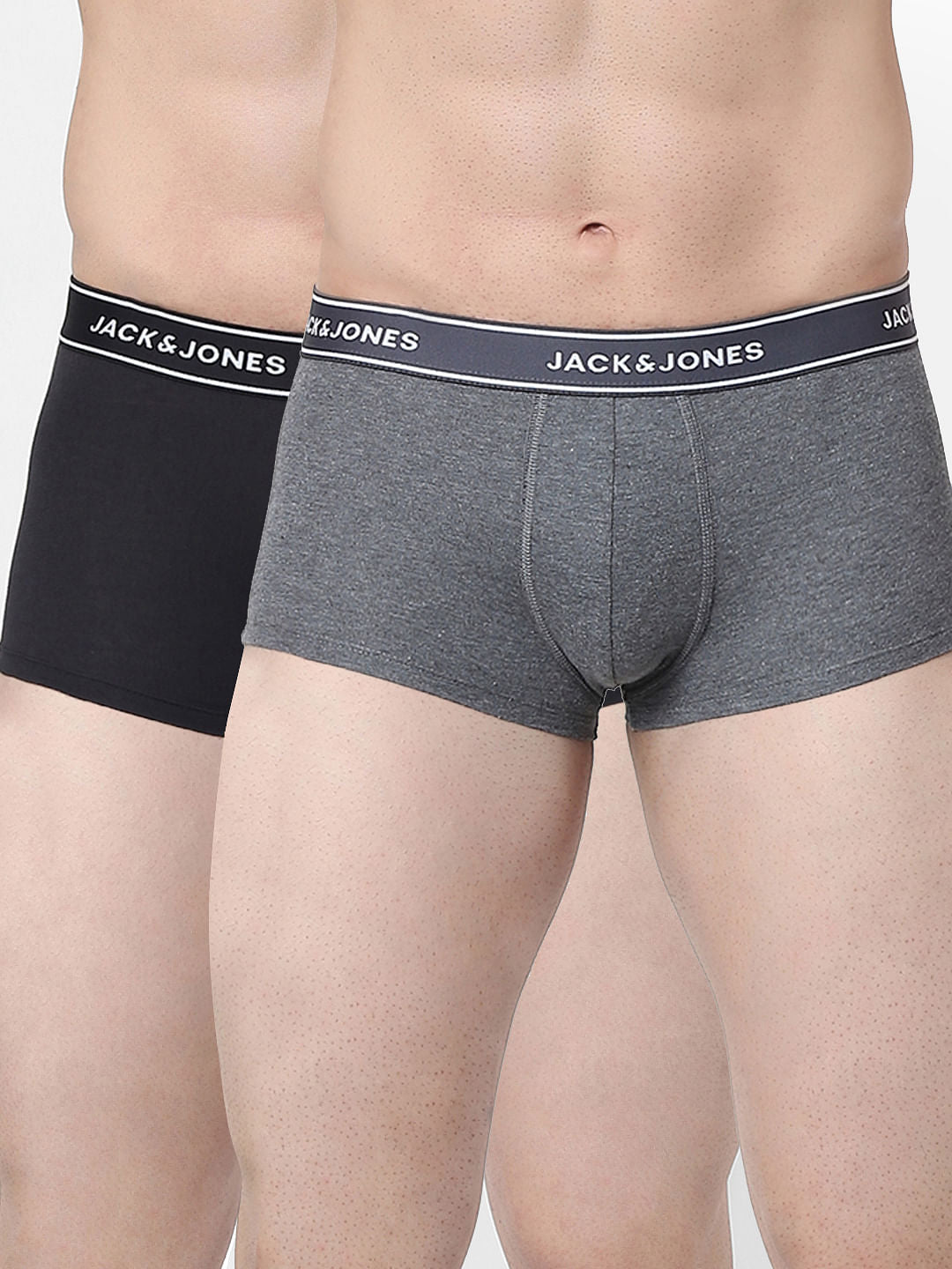 Black & Grey Trunks - Pack of 2