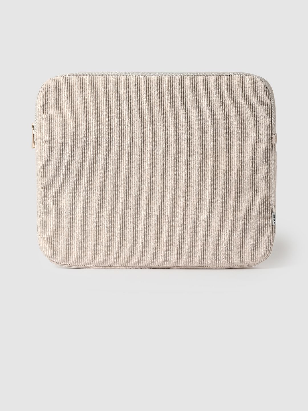 Beige Corduroy Laptop Sleeve