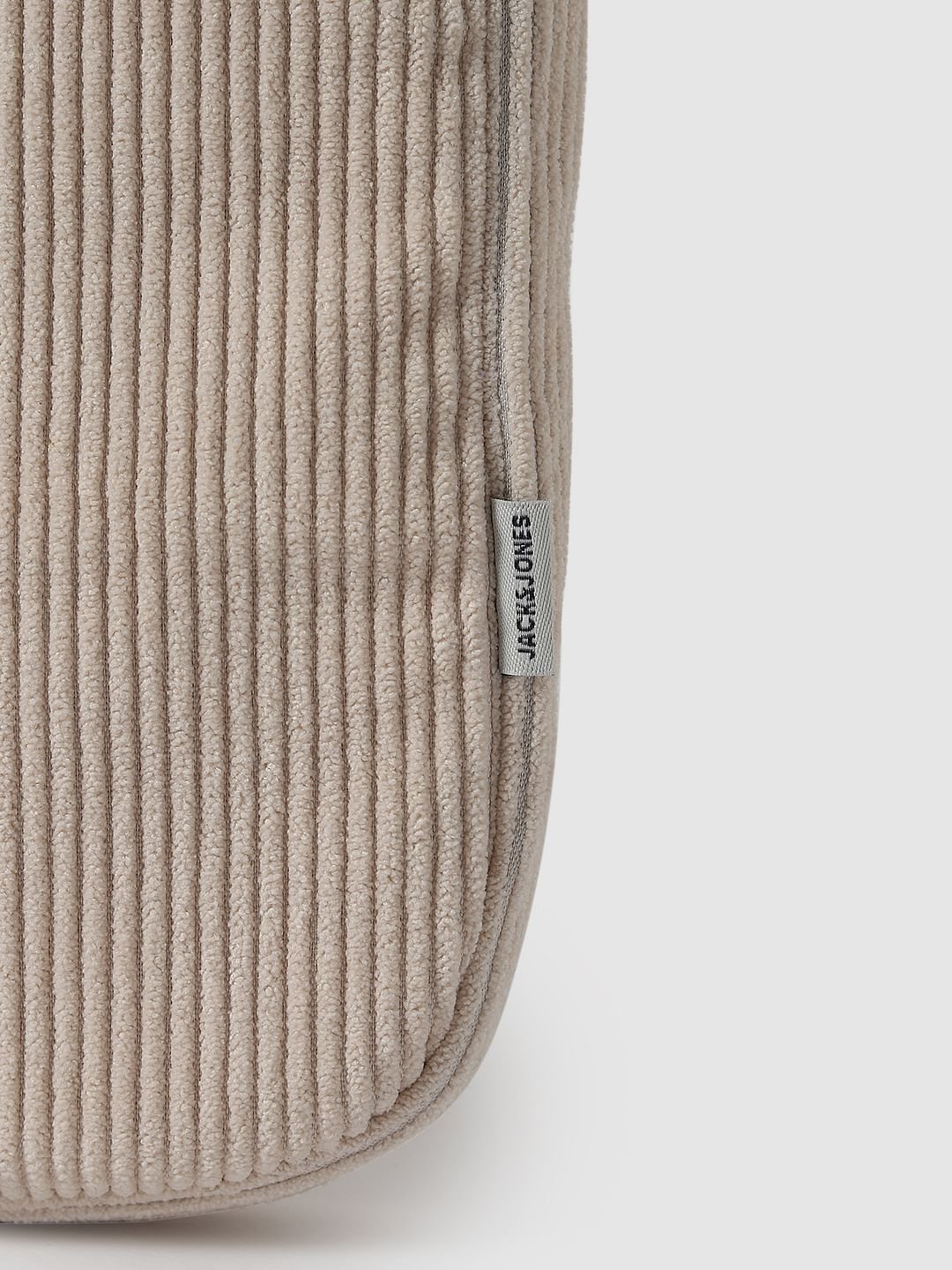 Beige Corduroy Laptop Sleeve