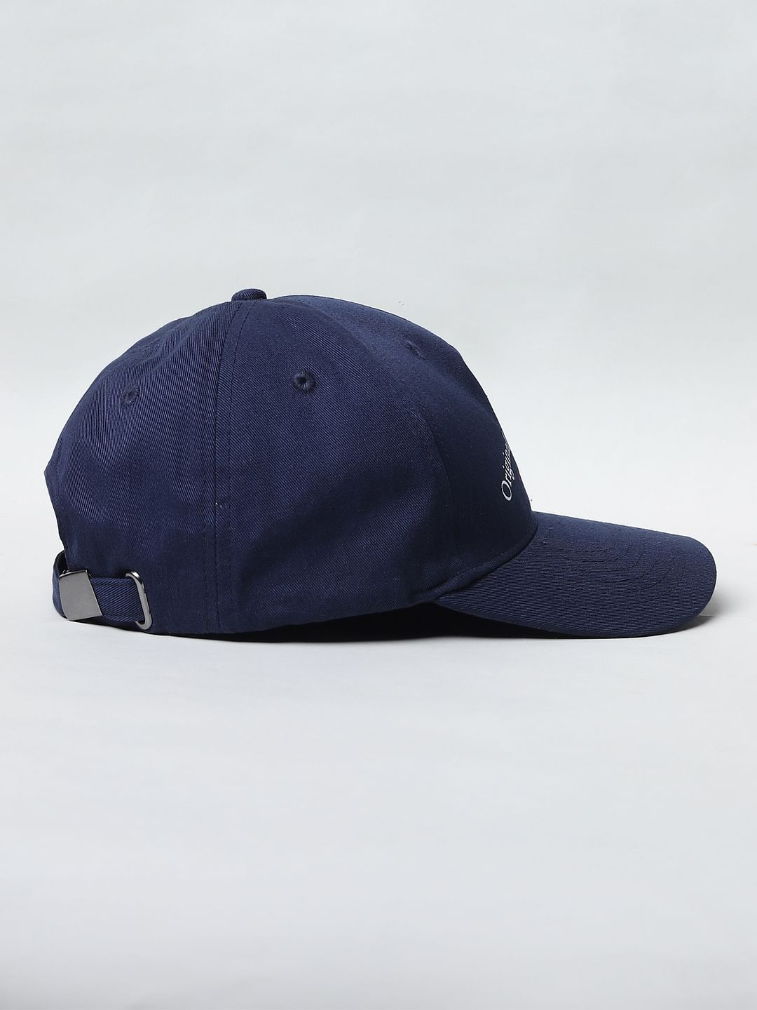 Blue Embroidered Baseball Cap