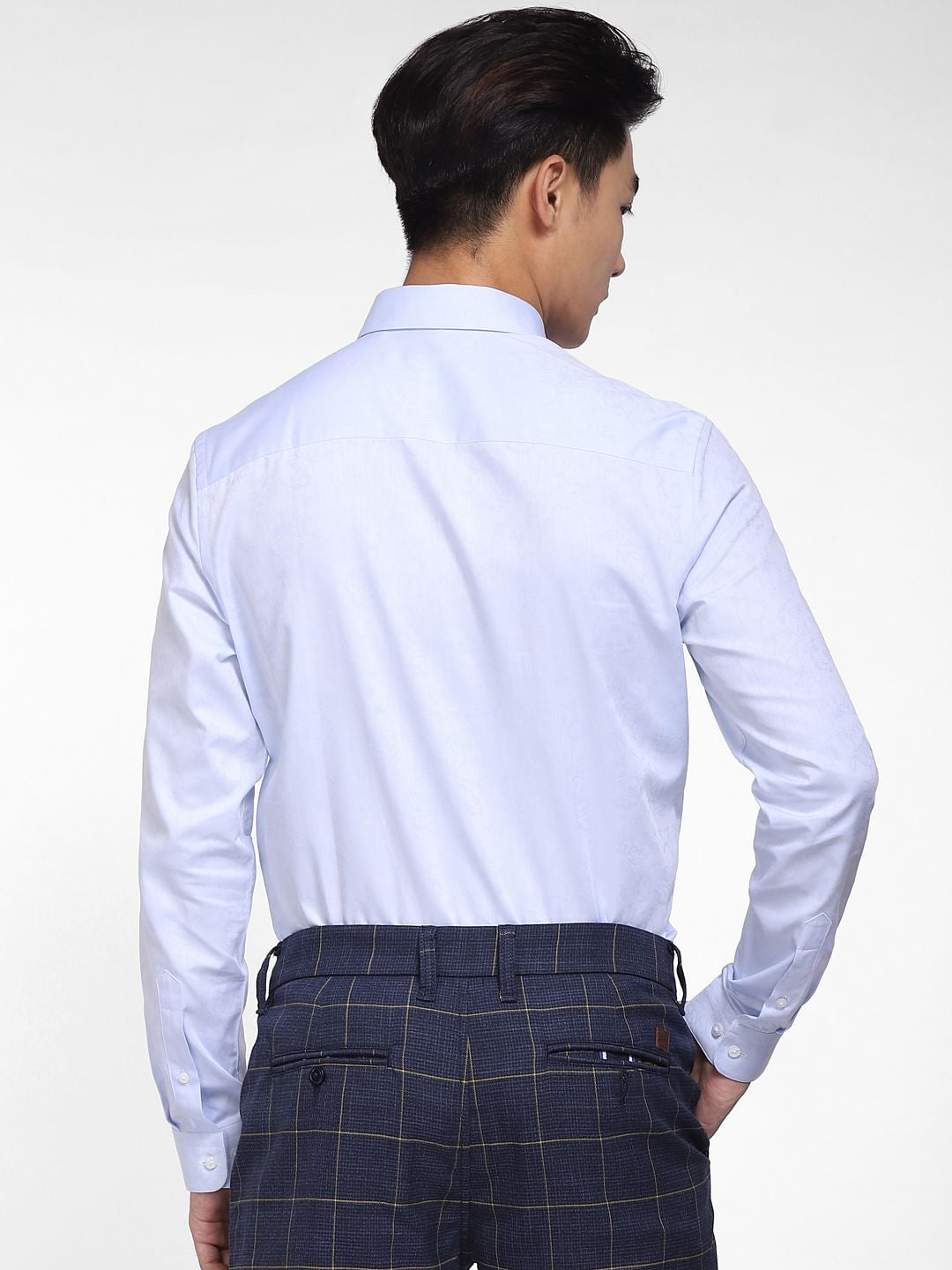 Blue Formal Full Sleeves Shirt