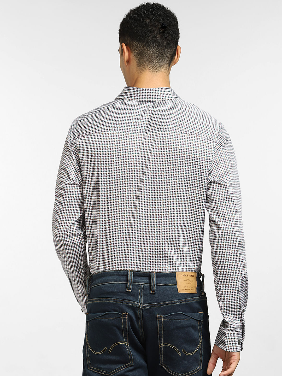 Pink Dobby Full Sleeves Shirt