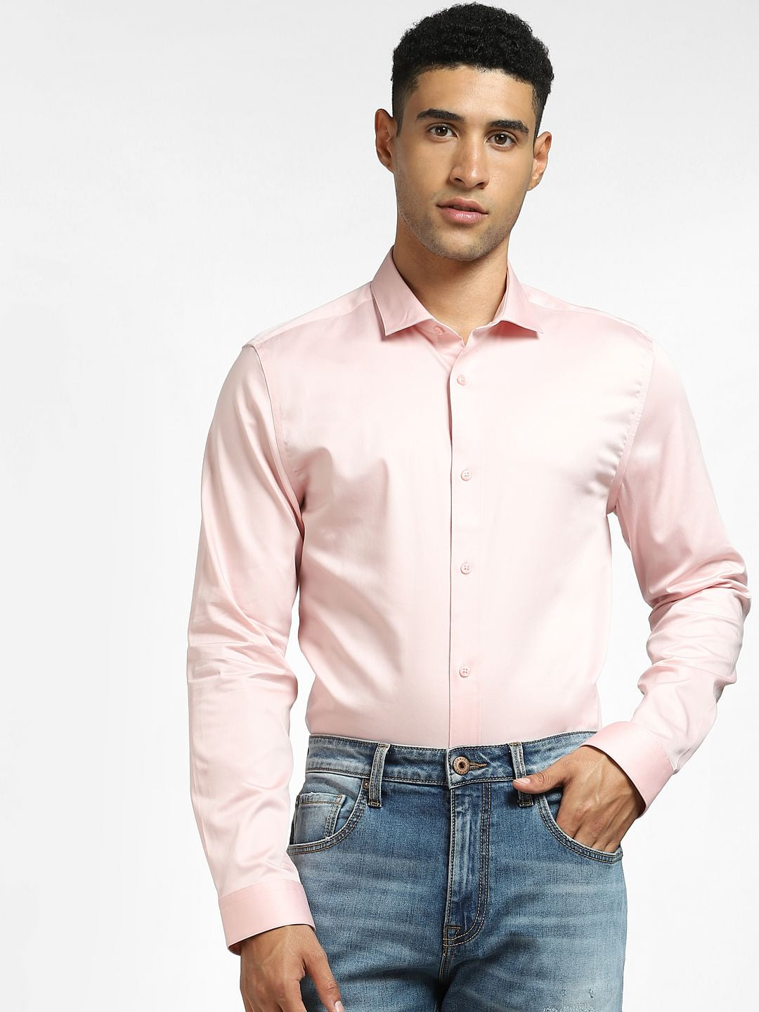 Pink Full Sleeves Shirt