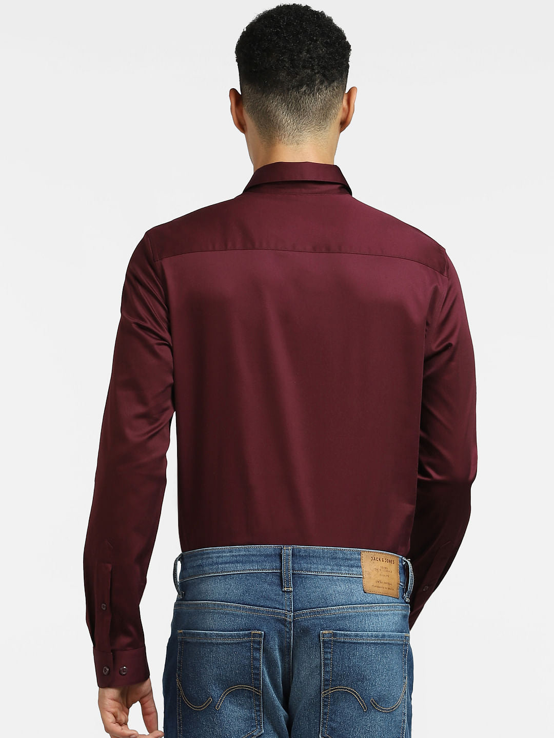 Maroon Full Sleeves Shirt