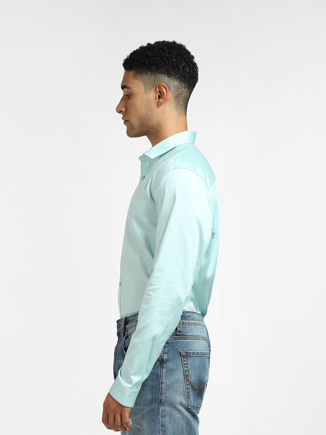 Blue Full Sleeves Shirt