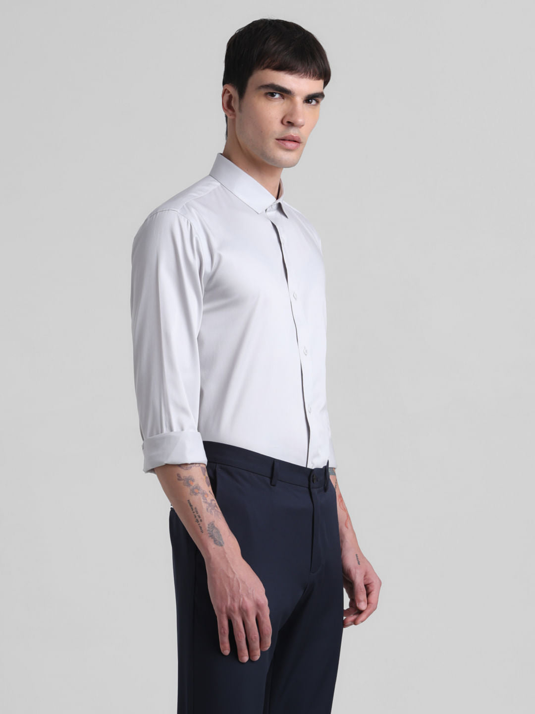 Light Blue Full Sleeves Shirt