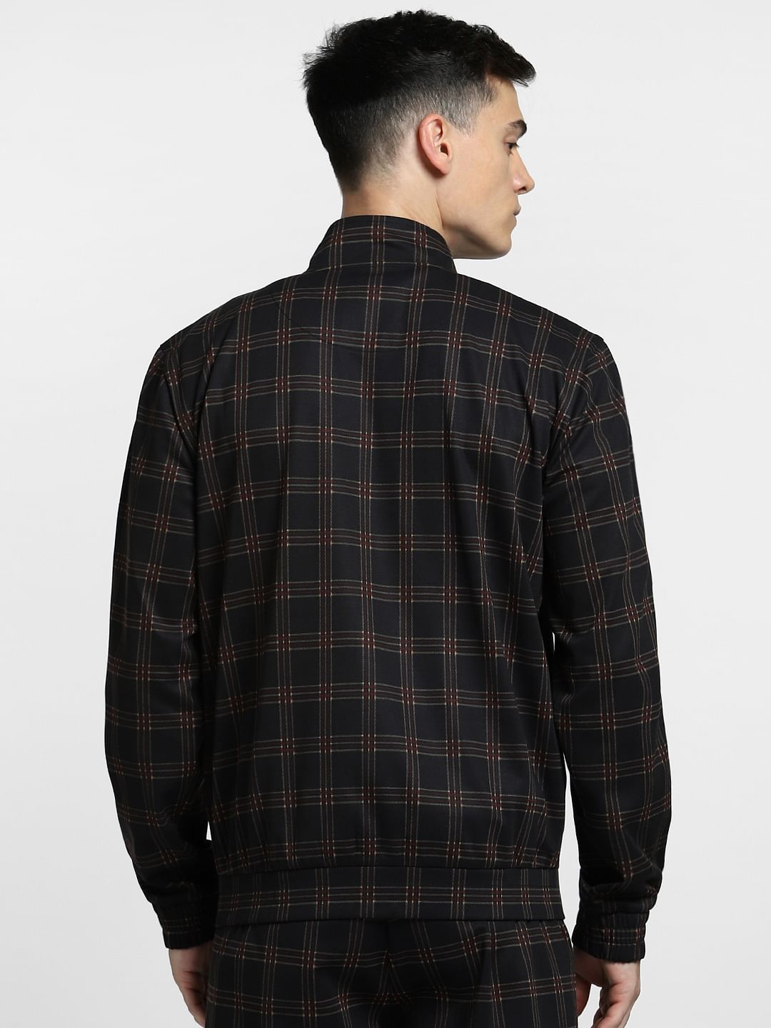 Black Check Co-ord Jacket