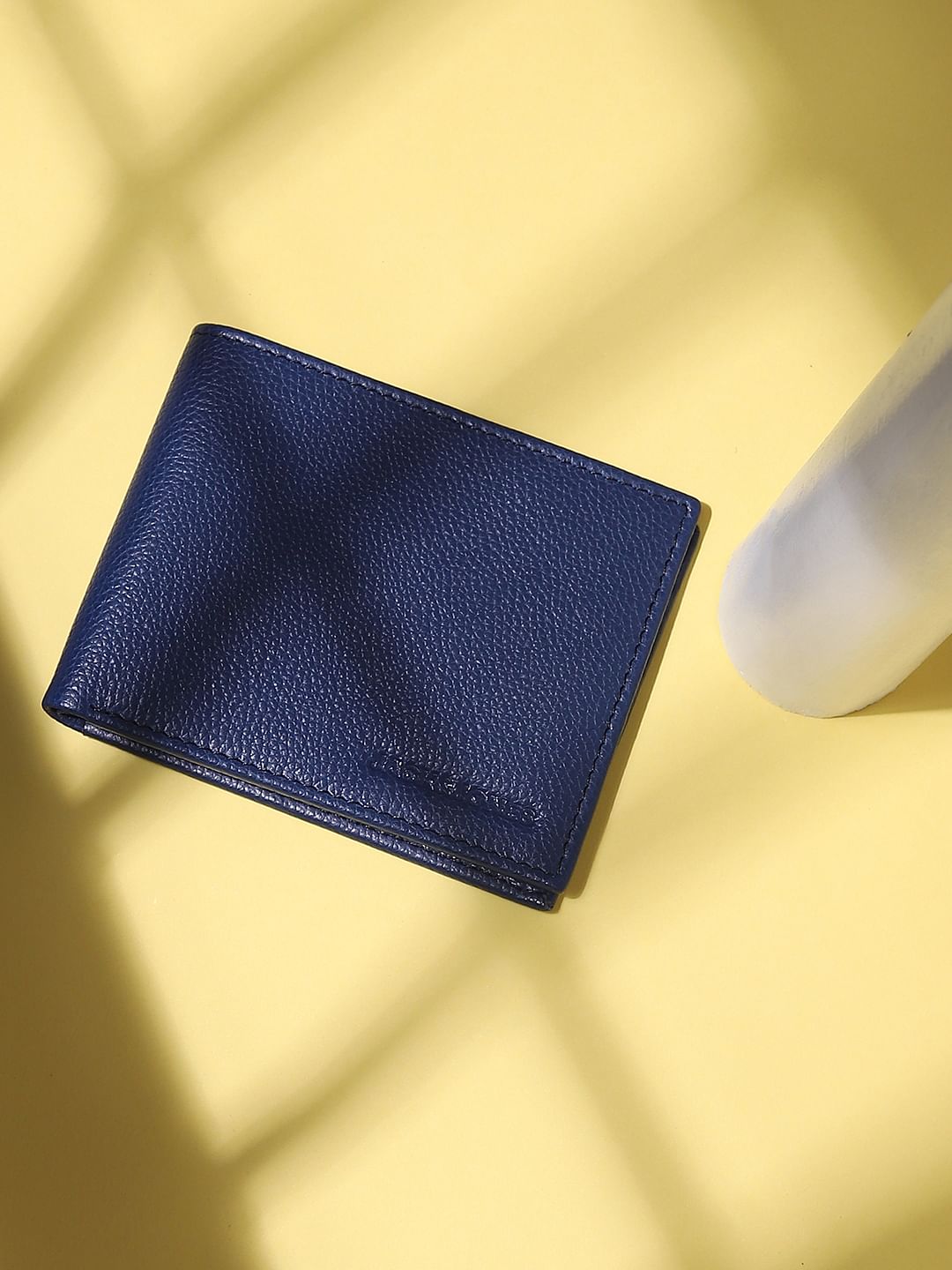 Blue Leather Wallet