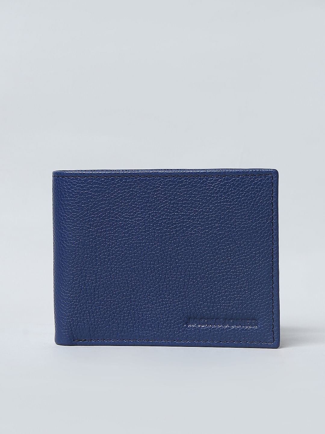 Blue Leather Wallet