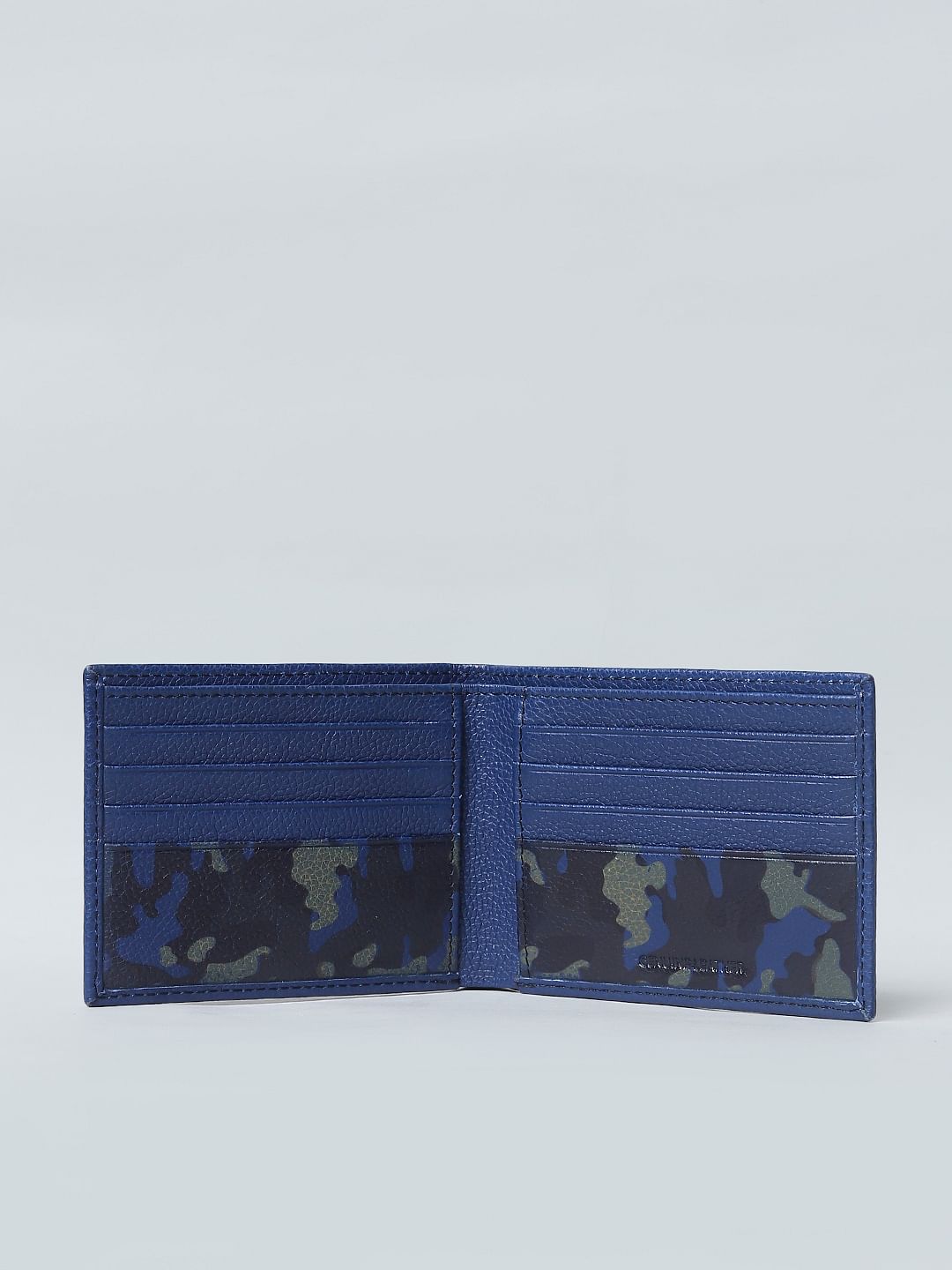 Blue Leather Wallet