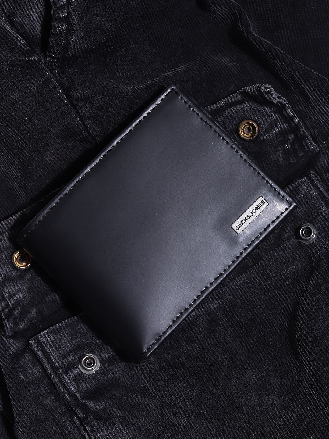 Black Leather Wallet - ONE