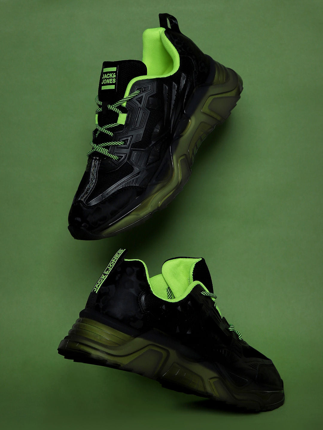 Black Chunky Sneakers - 6