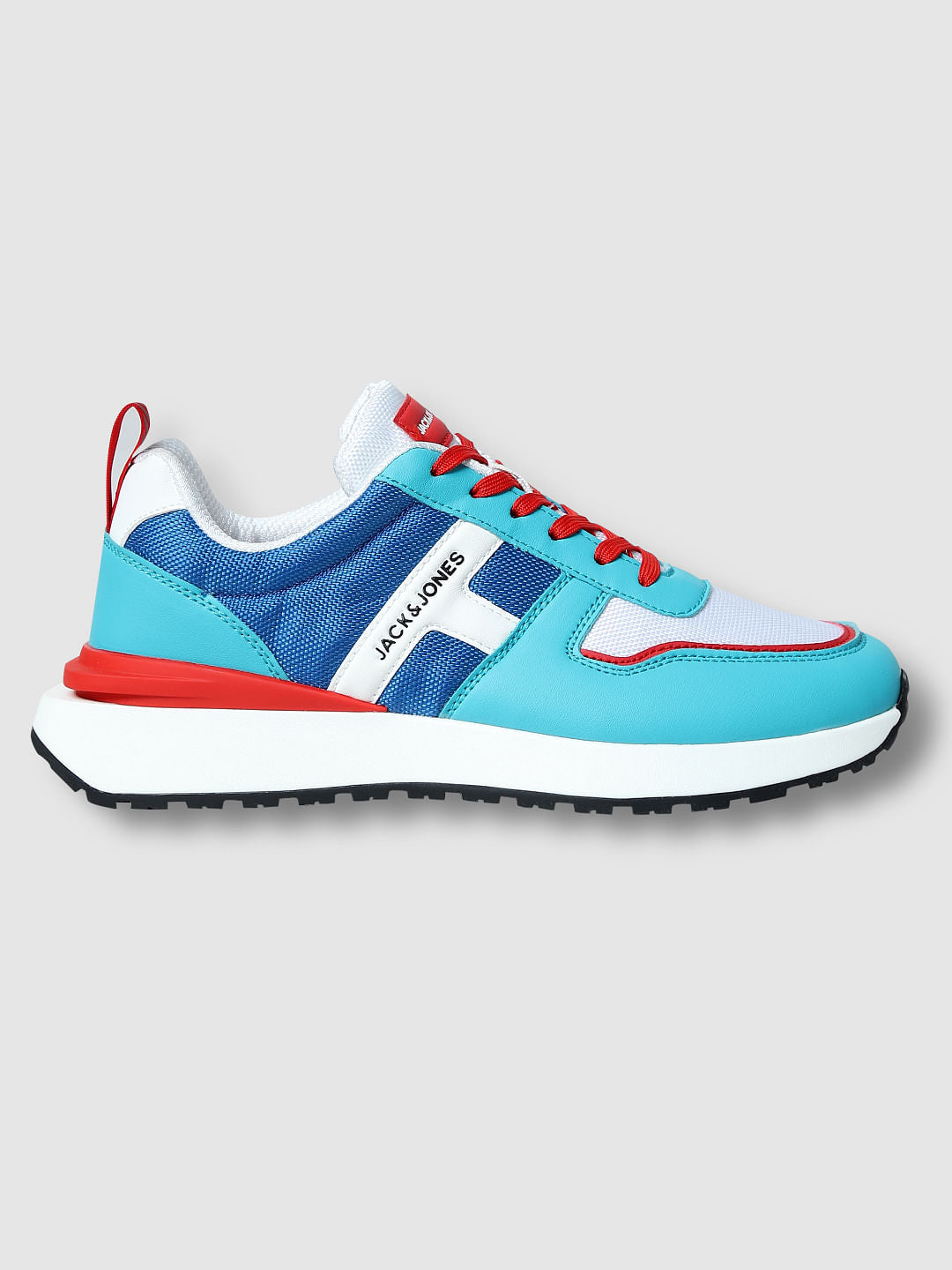 Blue Colourblocked Sneakers