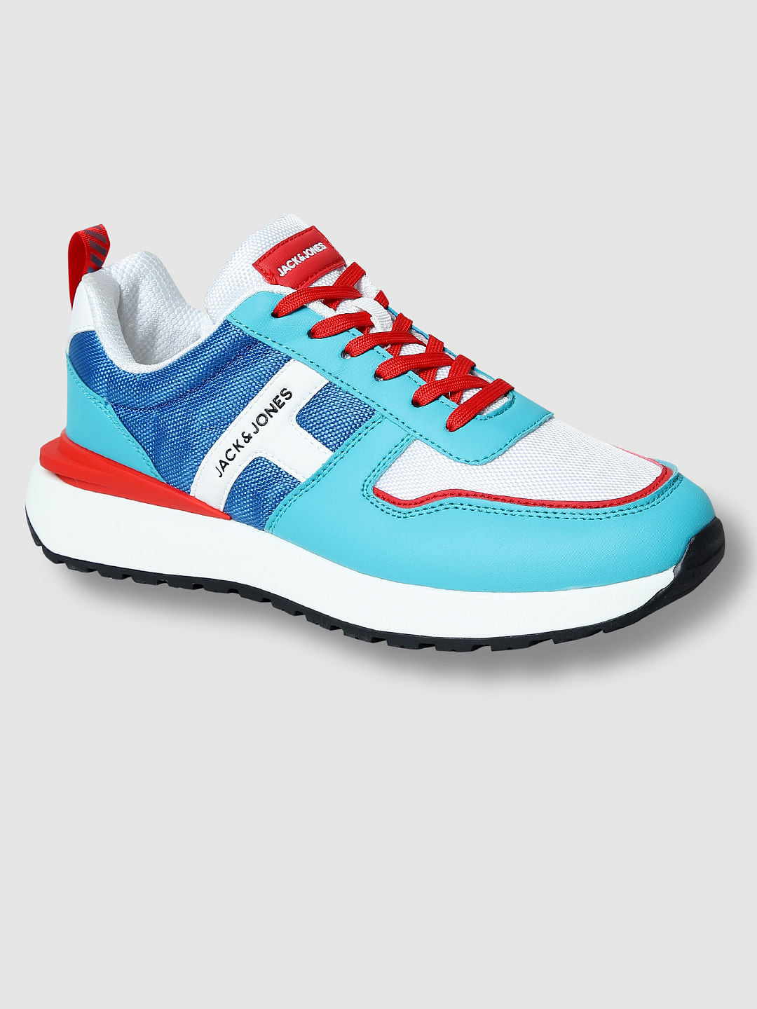 Blue Colourblocked Sneakers