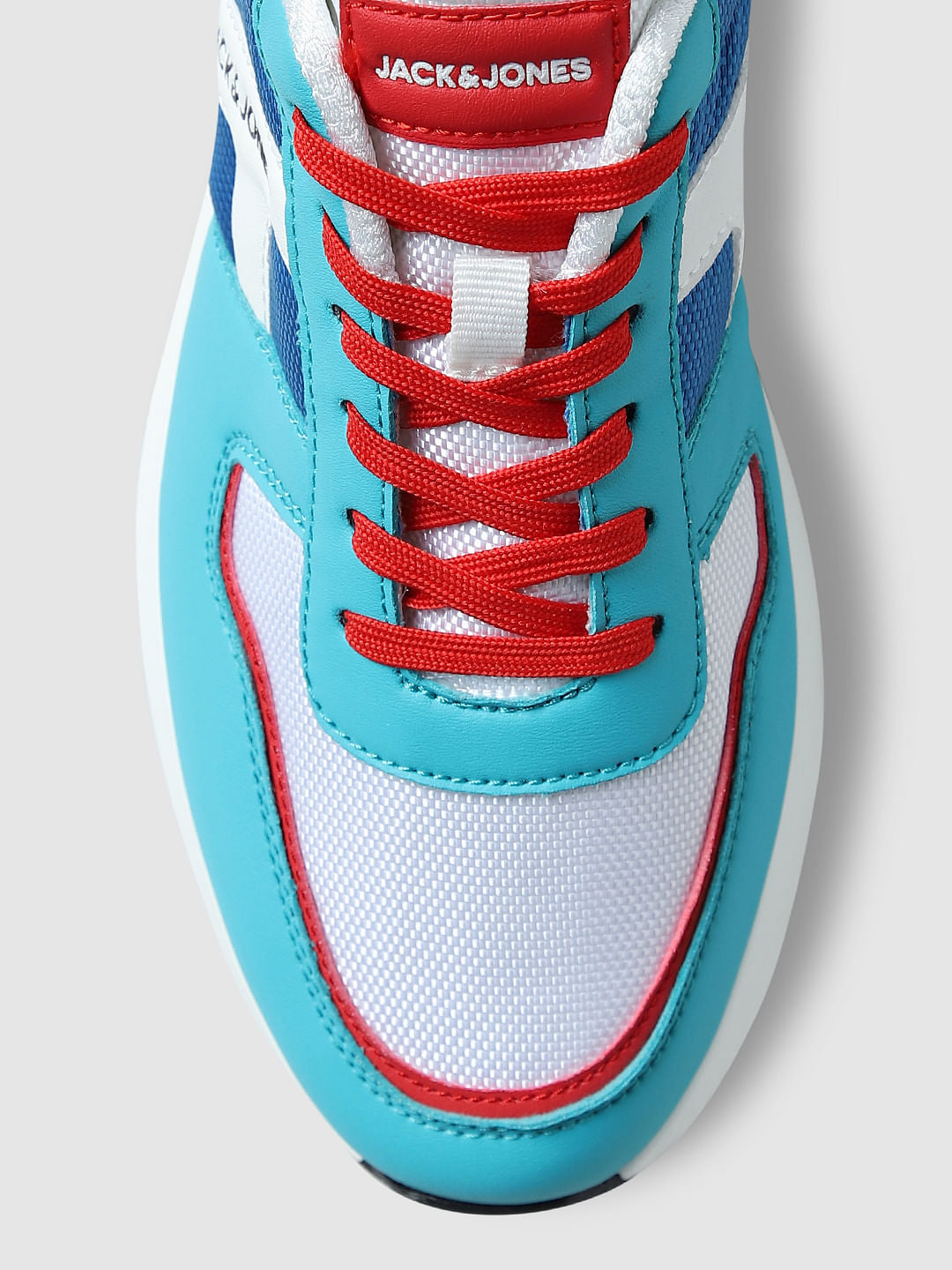 Blue Colourblocked Sneakers