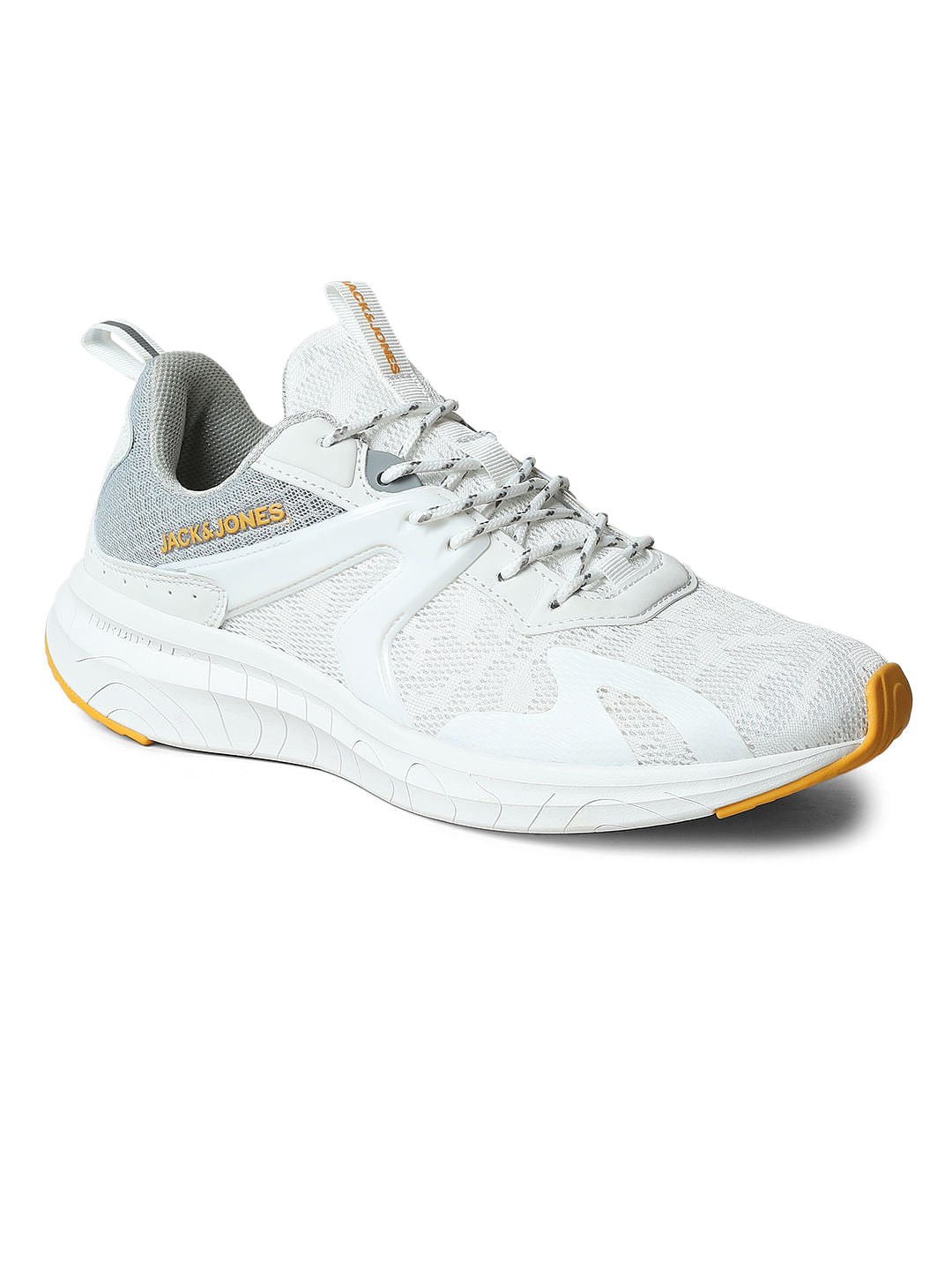 Buy White Mid-Top Lace-Up Sneakers for Men