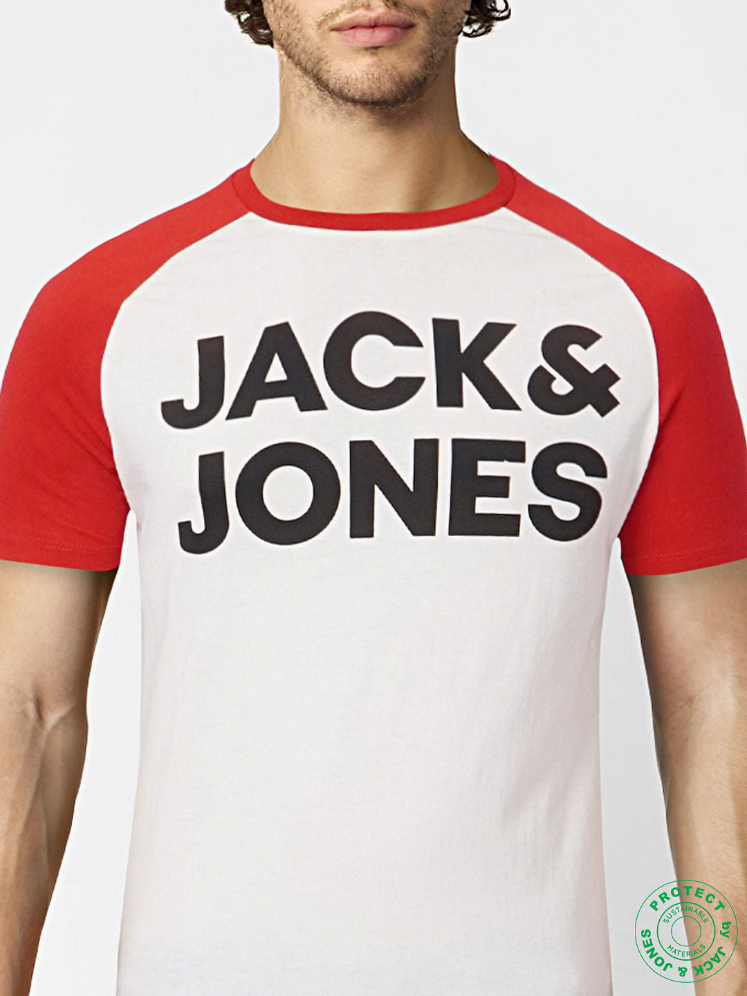 Grey Logo Print Crew Neck T-shirt