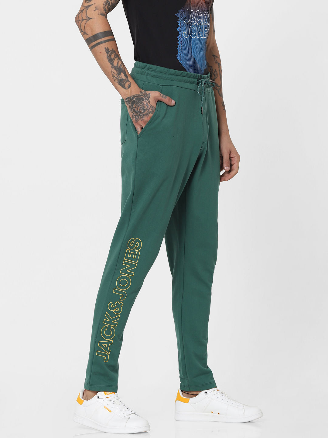Green Mid Rise Sweatpants