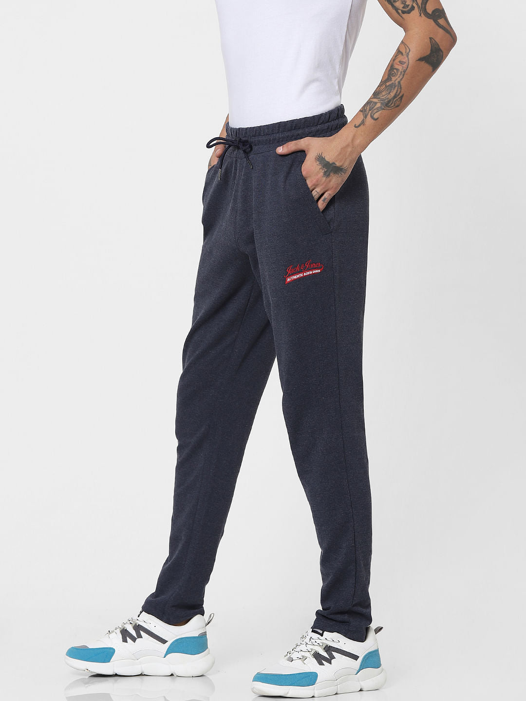 Grey Mid Rise Sweatpants