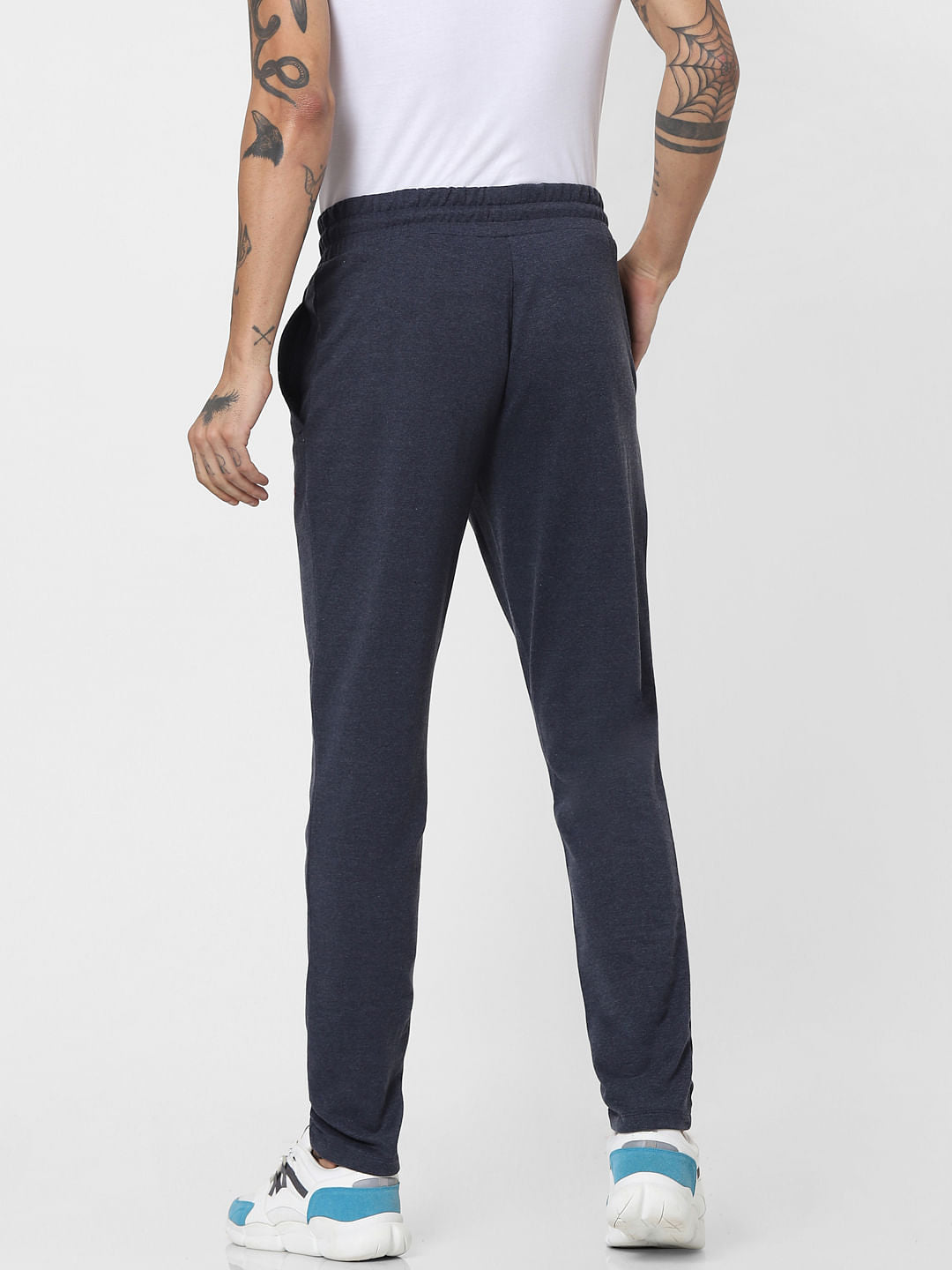 Grey Mid Rise Sweatpants