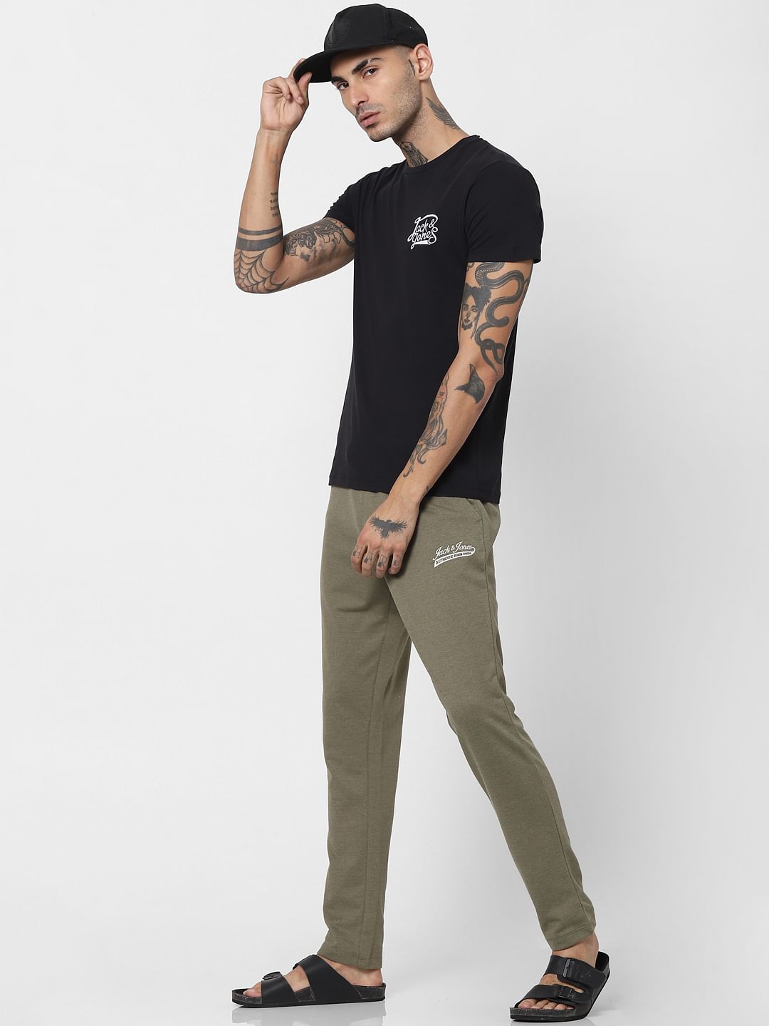 Green Mid Rise Sweatpants - S