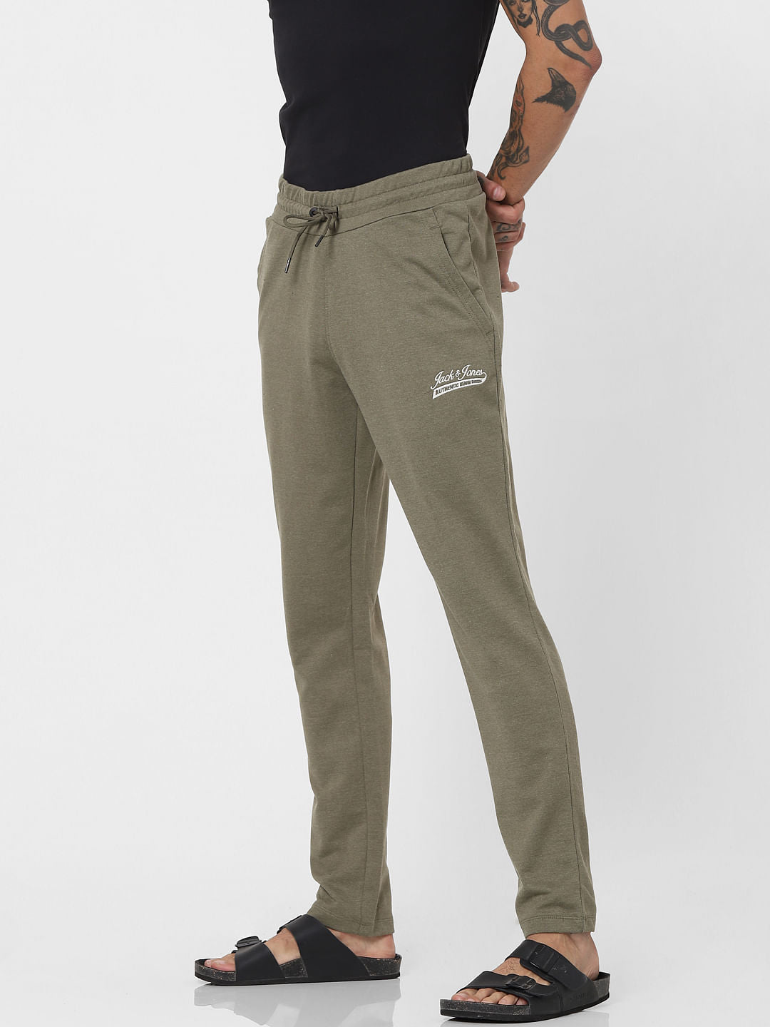 Green Mid Rise Sweatpants
