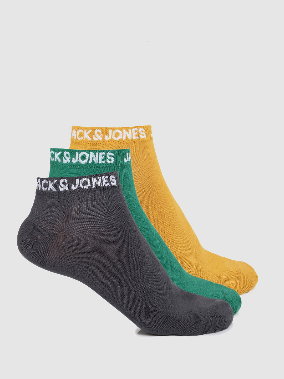 Pack of 3 Solid Mid Length Socks - ONE