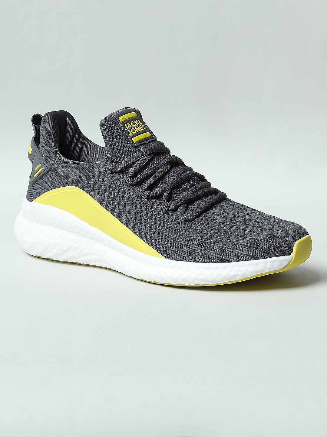 Grey Colourblocked Sneakers