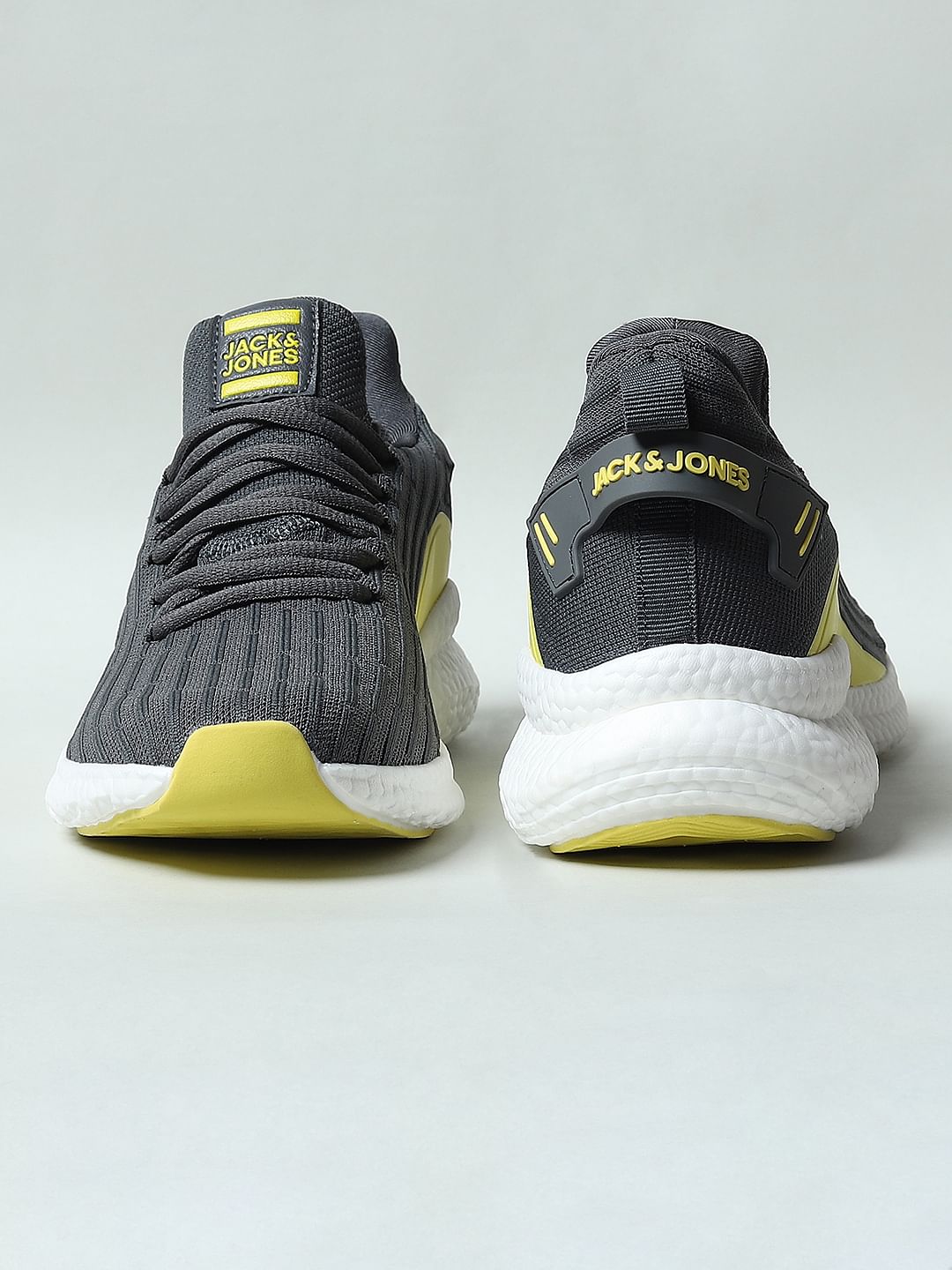 Grey Colourblocked Sneakers