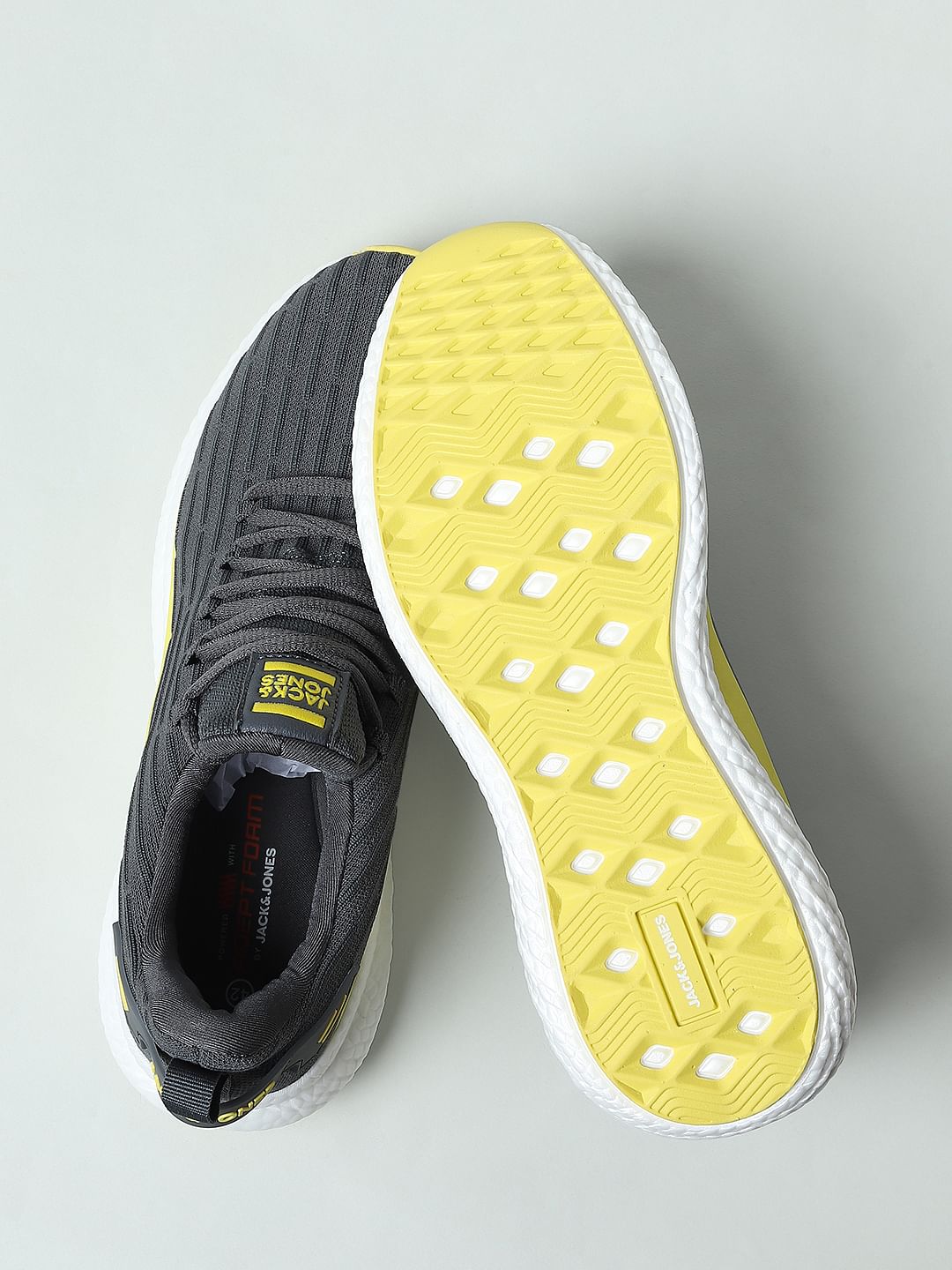 Grey Colourblocked Sneakers