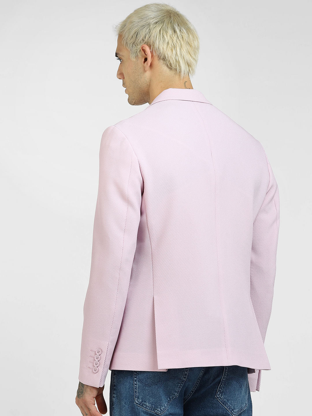 Lilac Double Button Blazer