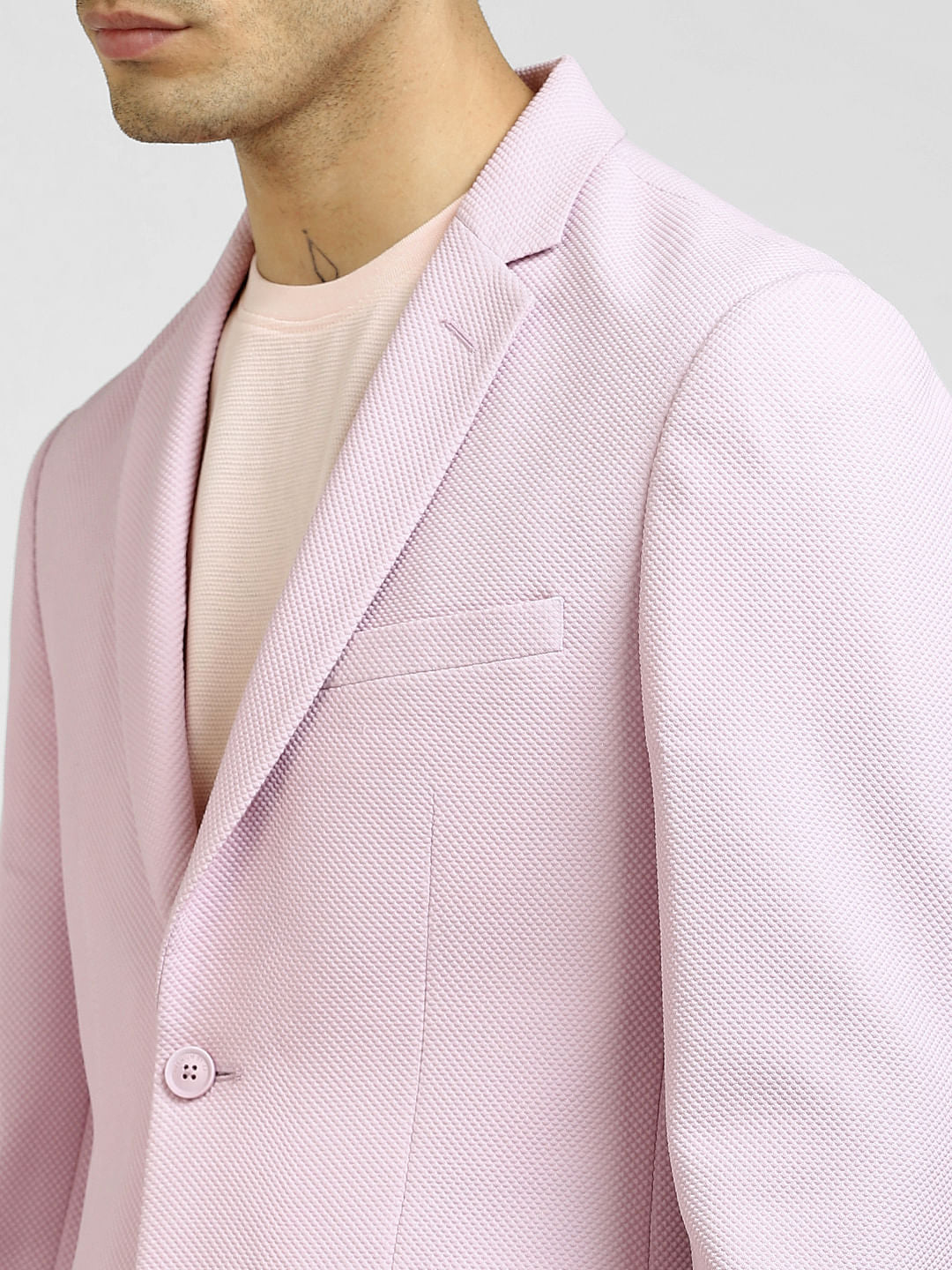 Lilac Double Button Blazer