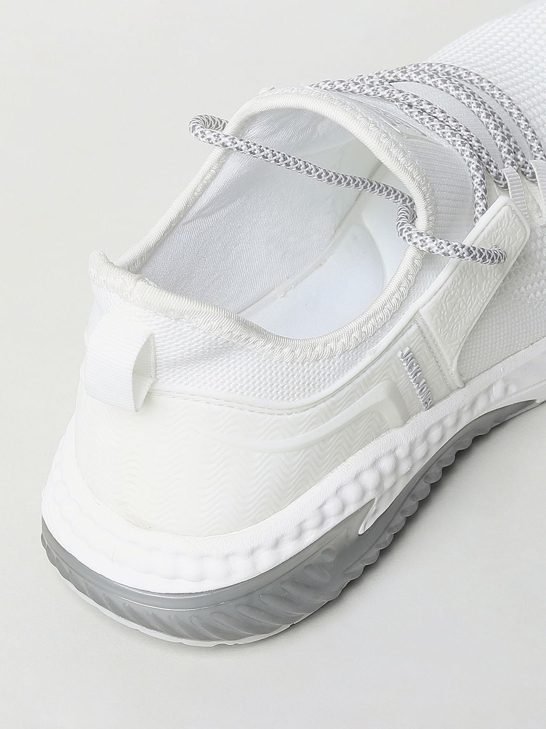 White Lace Up Sneakers