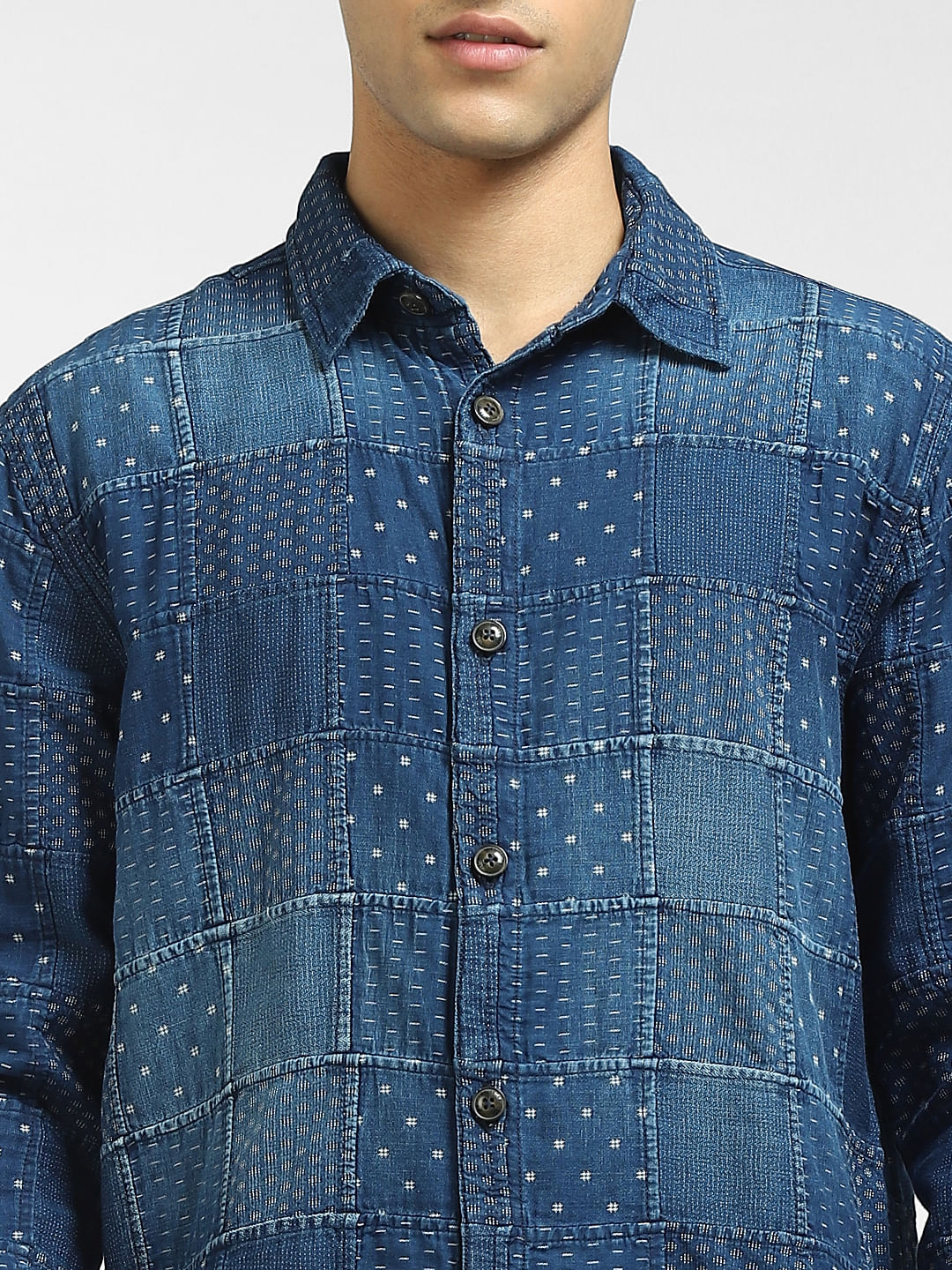 Blue Denim Full Sleeves Shirt