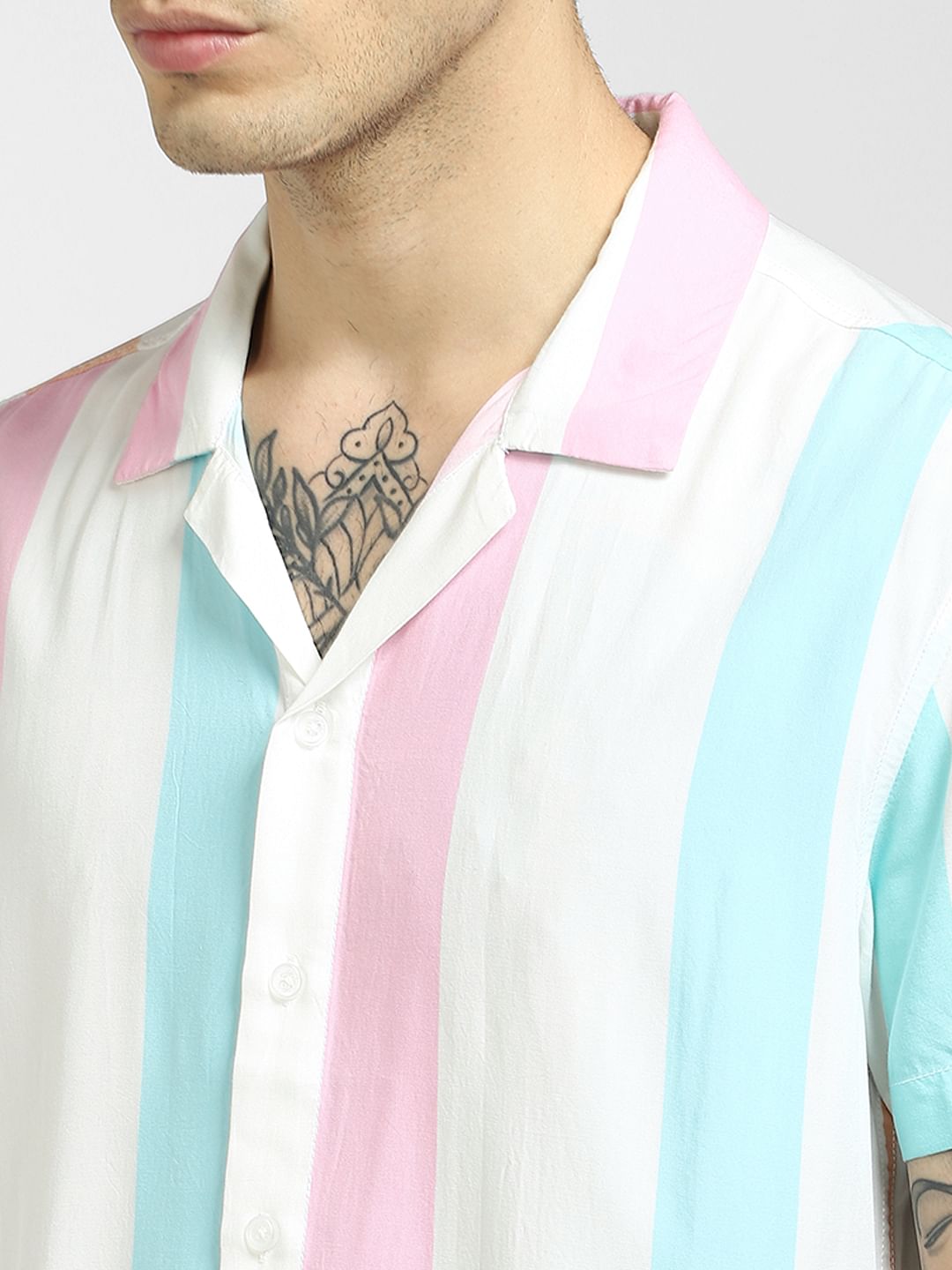 White Plain Coloured Shirt
