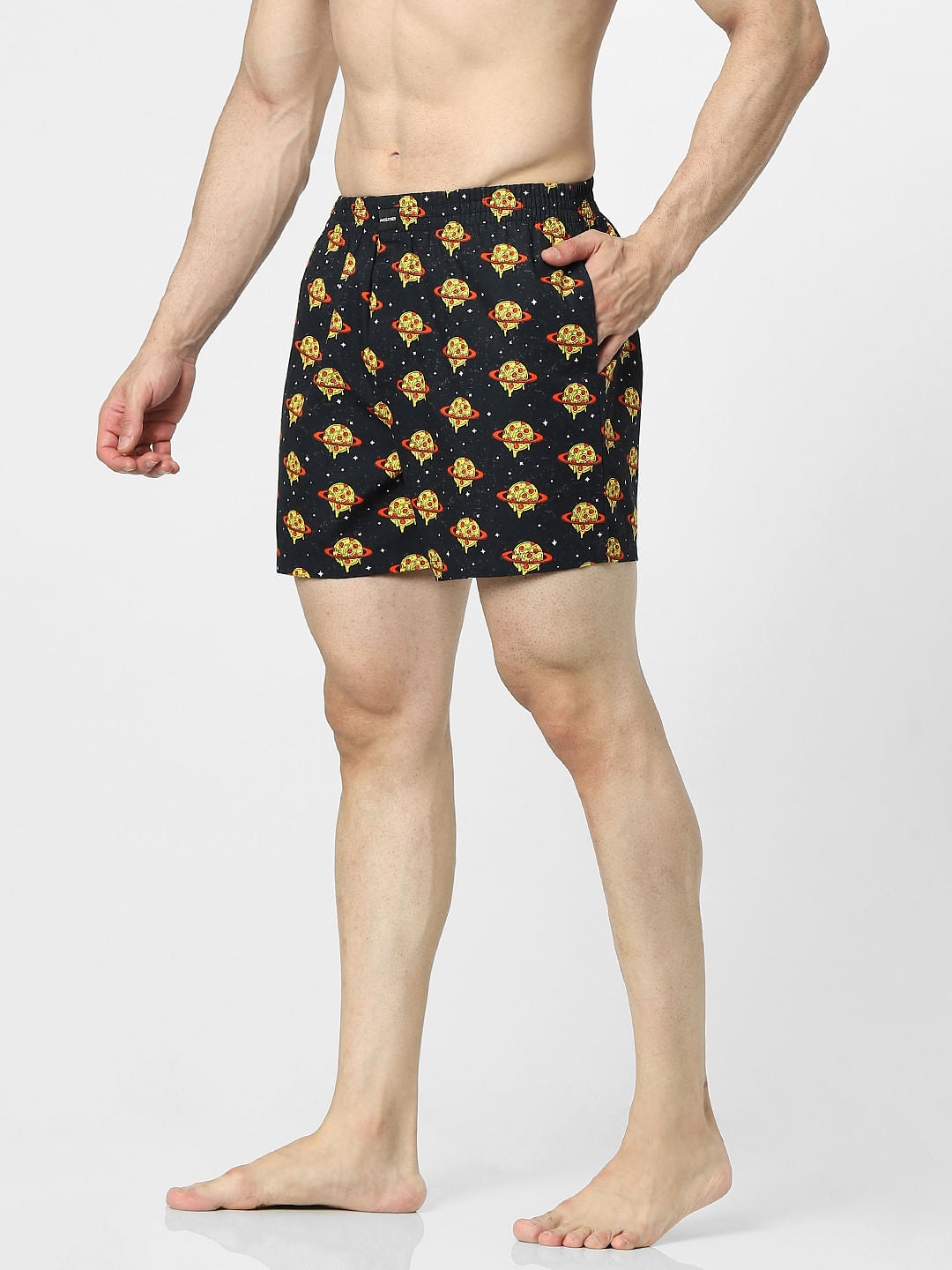 Black Planet Print Boxers