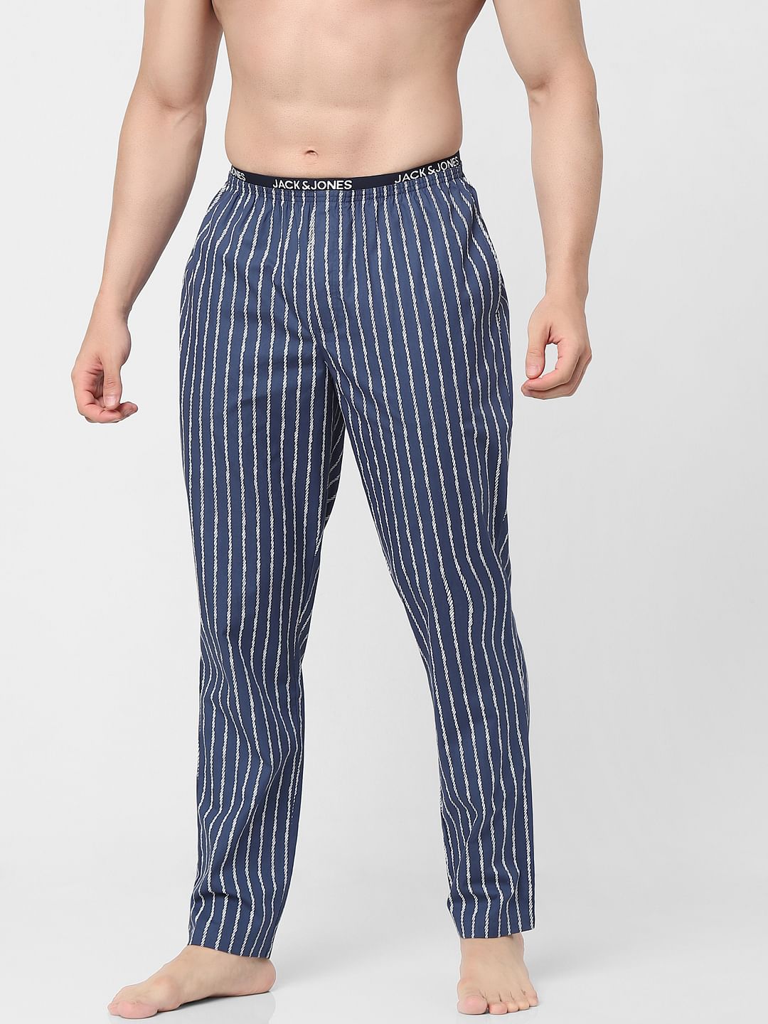 Blue Striped Pyjamas - S