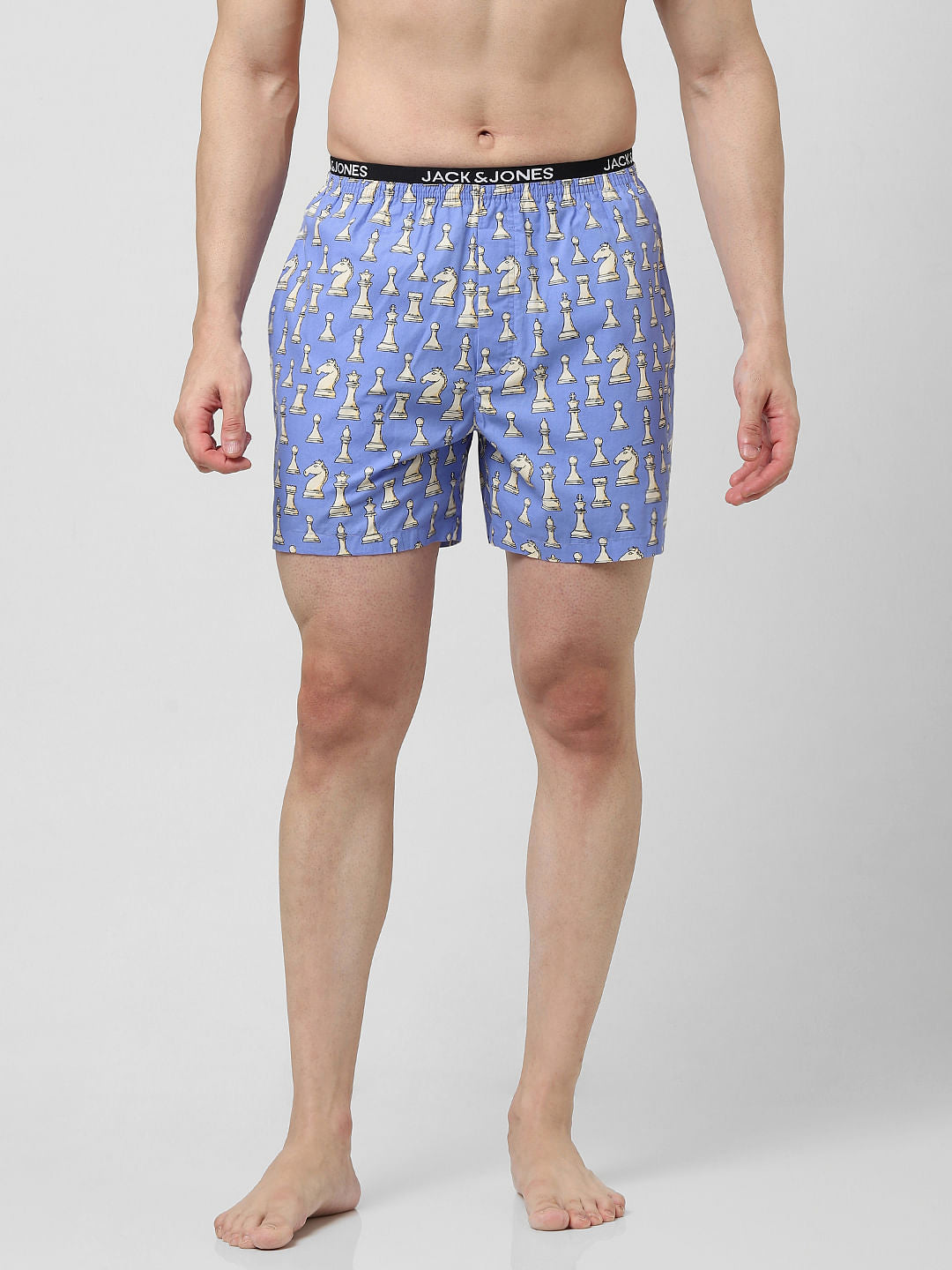 Blue Printed Boxers