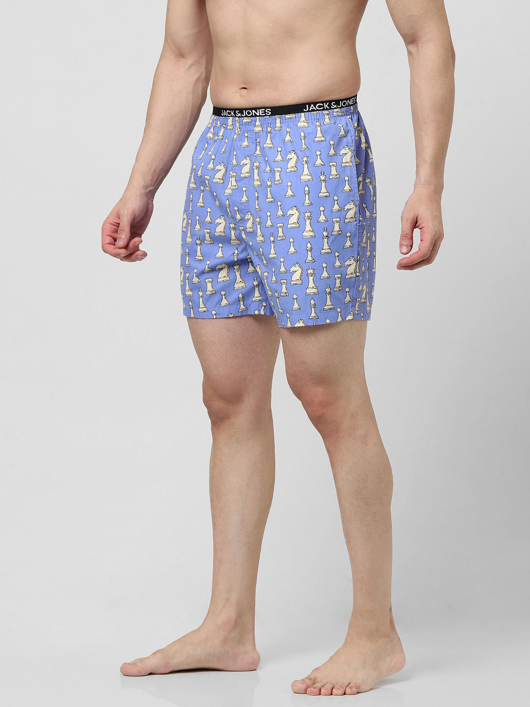 Blue Printed Boxers
