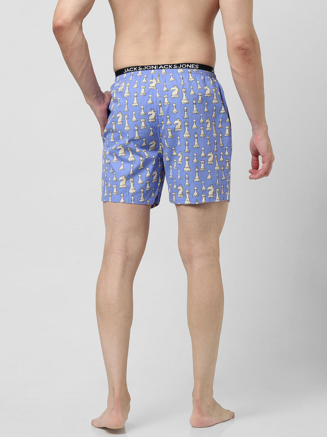Blue Printed Boxers