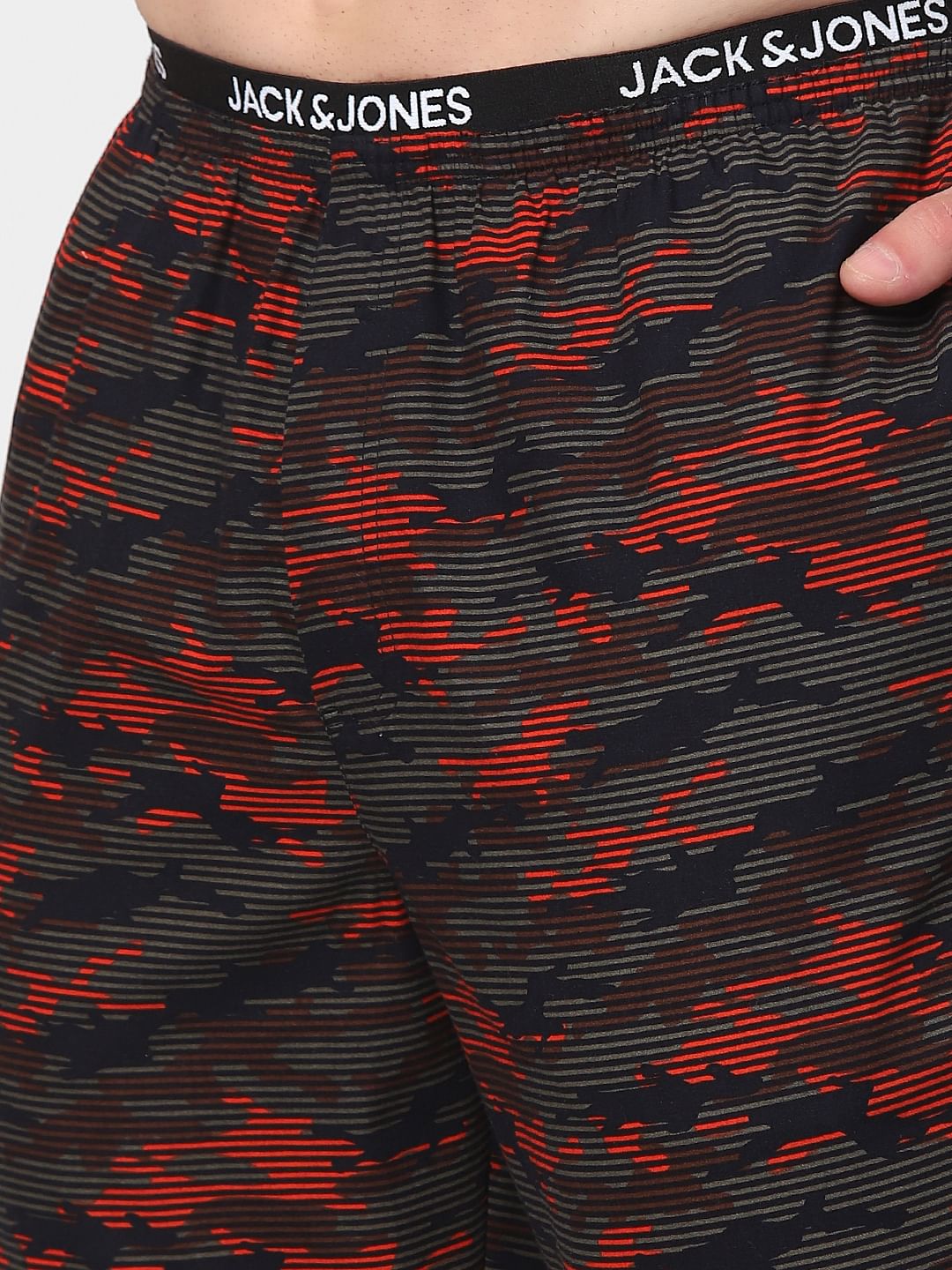 Red Camo Print Pyjamas