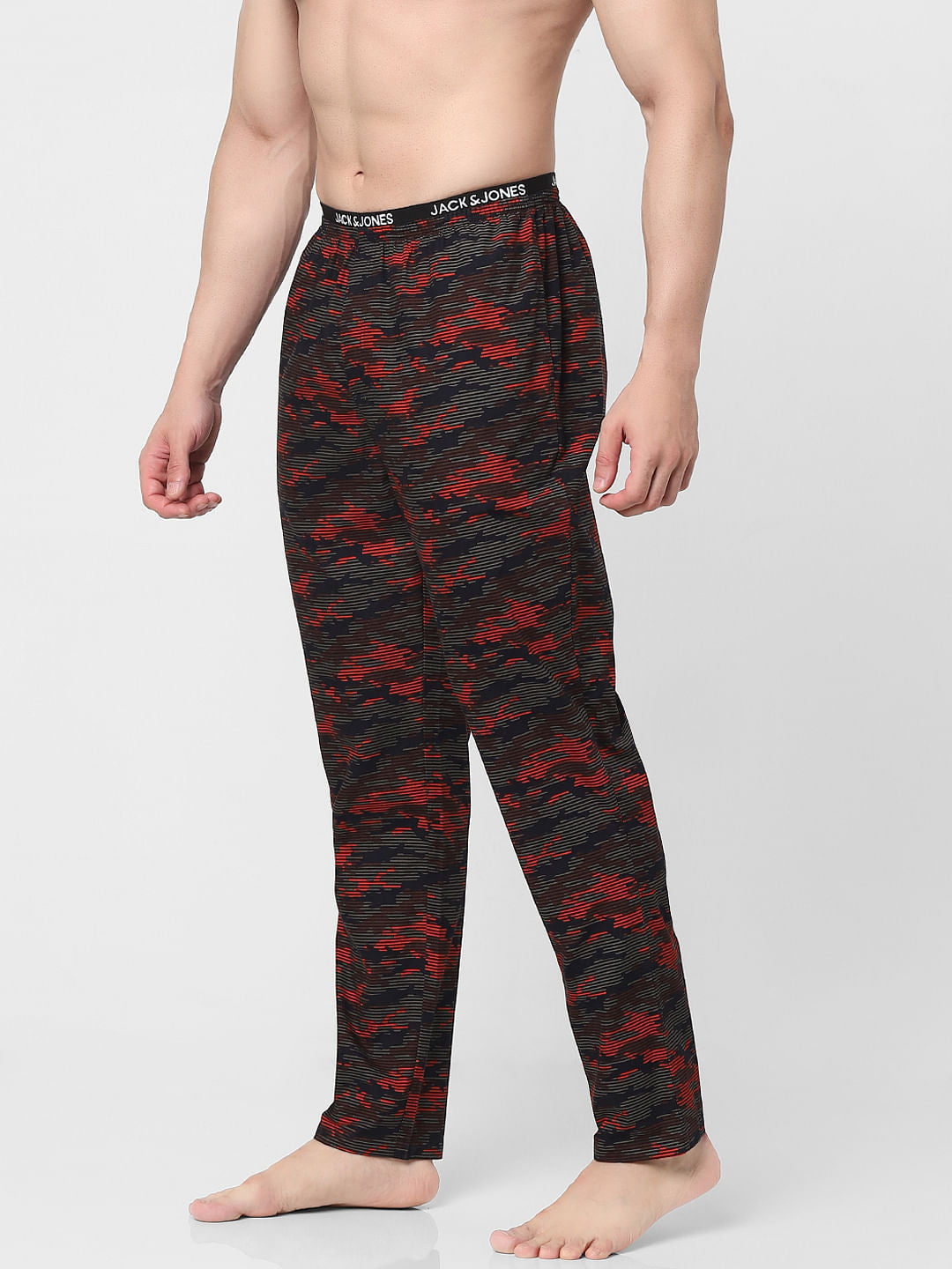 Red Camo Print Pyjamas